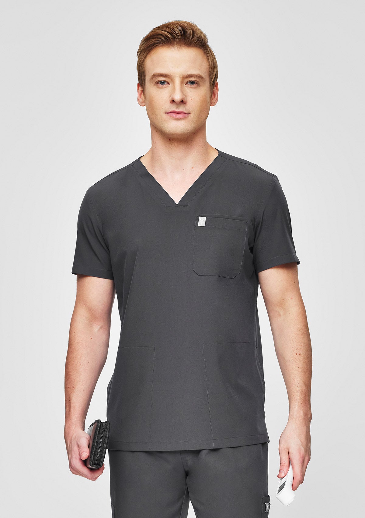 4-Pocket MoveTech® Scrub Top 2.0 - New Logo Men / Graphite