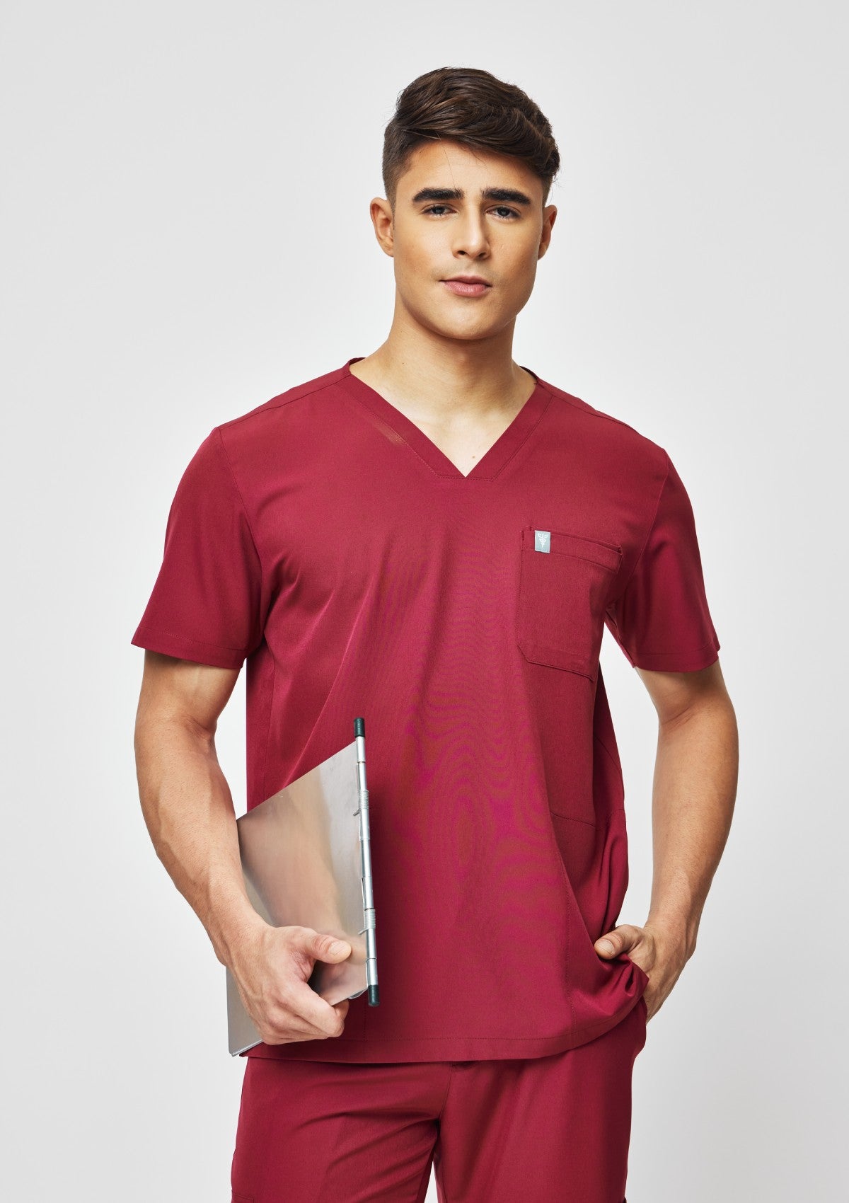 4-Pocket V-Neck Men's Top