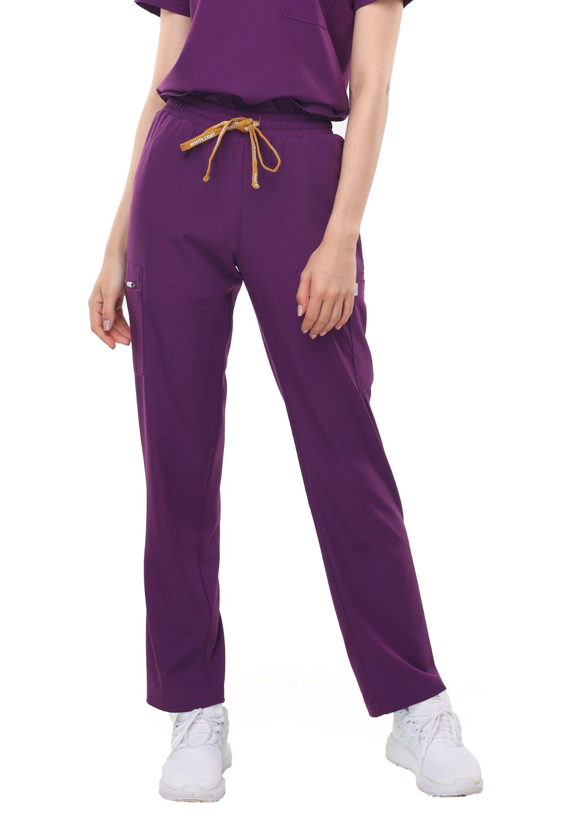 Straight Cut MoveTech® Scrub Pants 2.0 - Women / Plum