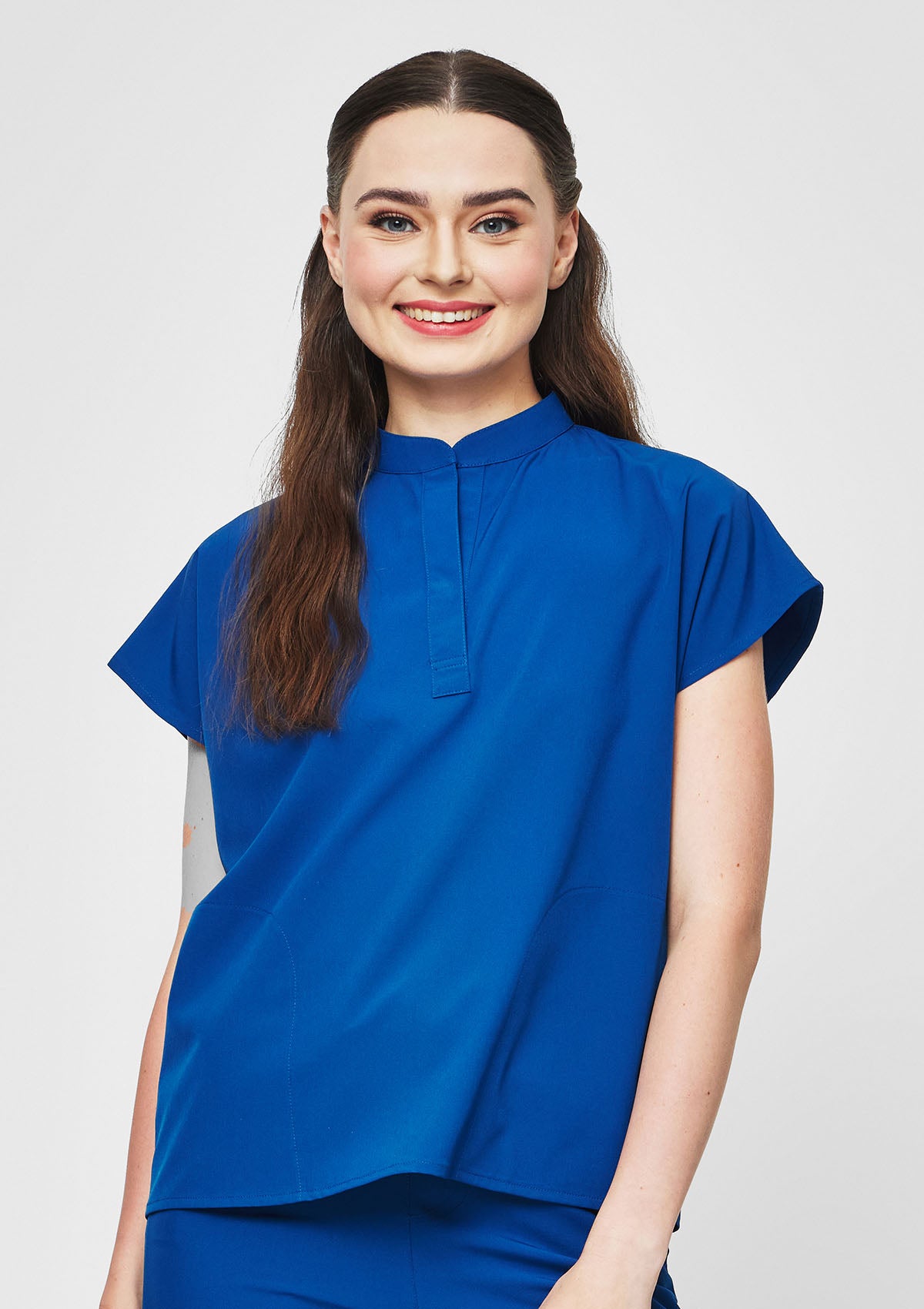 Mandarin MoveTech® Scrub Top - Women / Cobalt Blue