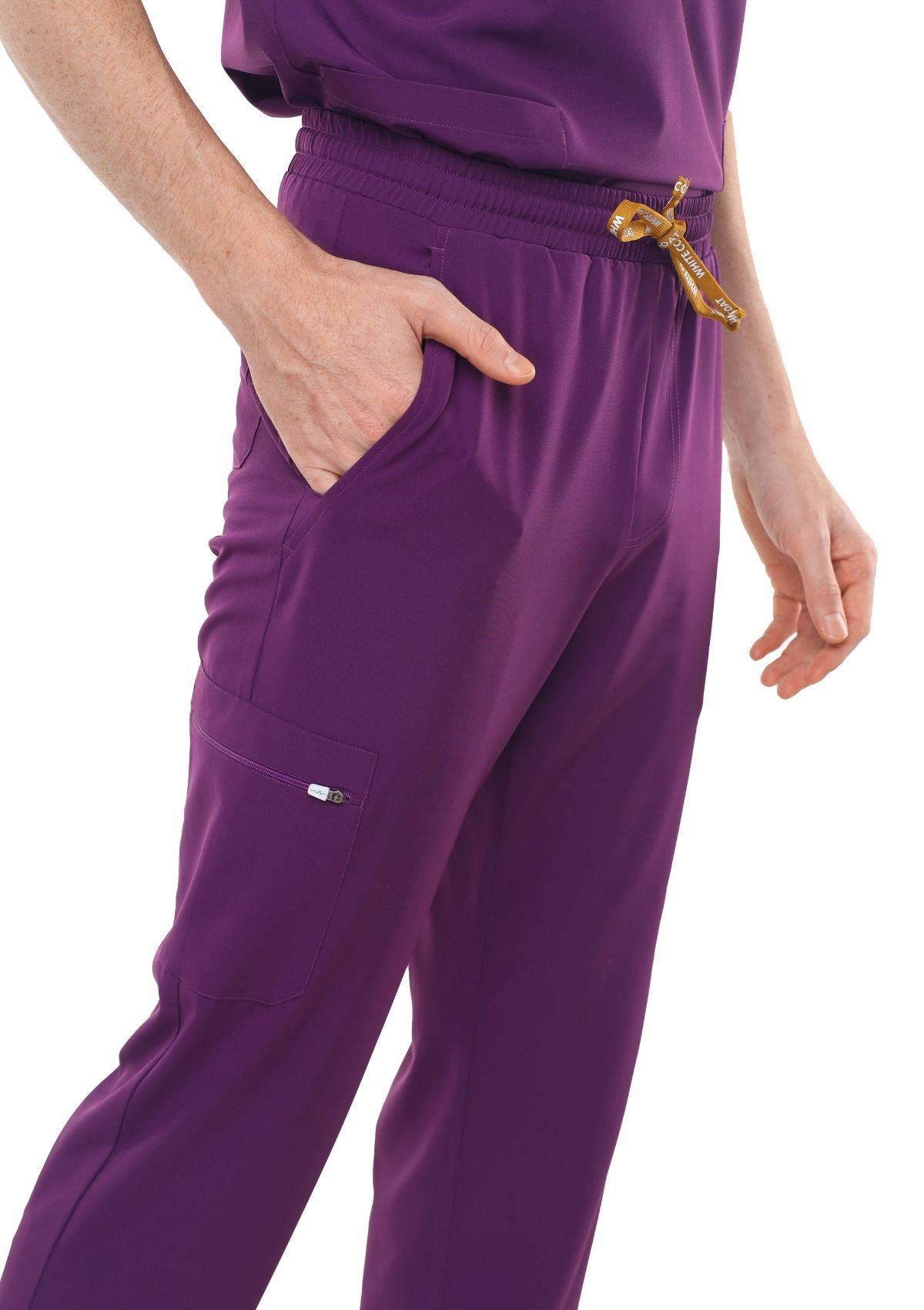 Straight Cut MoveTech® Scrub Pants 2.0 - Men / Plum