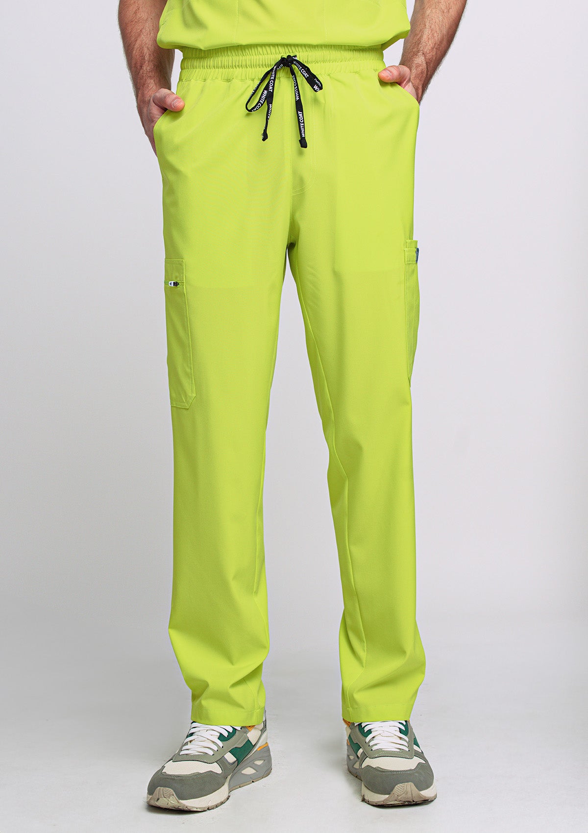 Straight Cut MoveTech® Scrub Pants - Men / Atomic Yellow