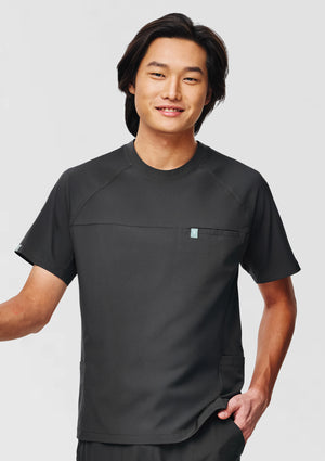 Round Neck MoveTech® Scrub Top Core+ - Men / Graphite