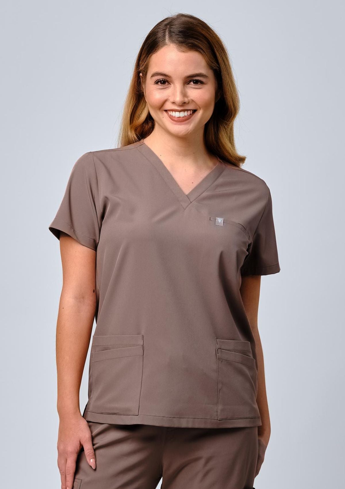 5-Pocket MoveTech® Scrub Top - Women / Taupe