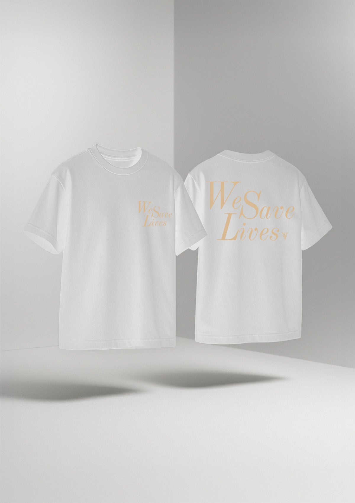 We Save Lives T-Shirt Women / White