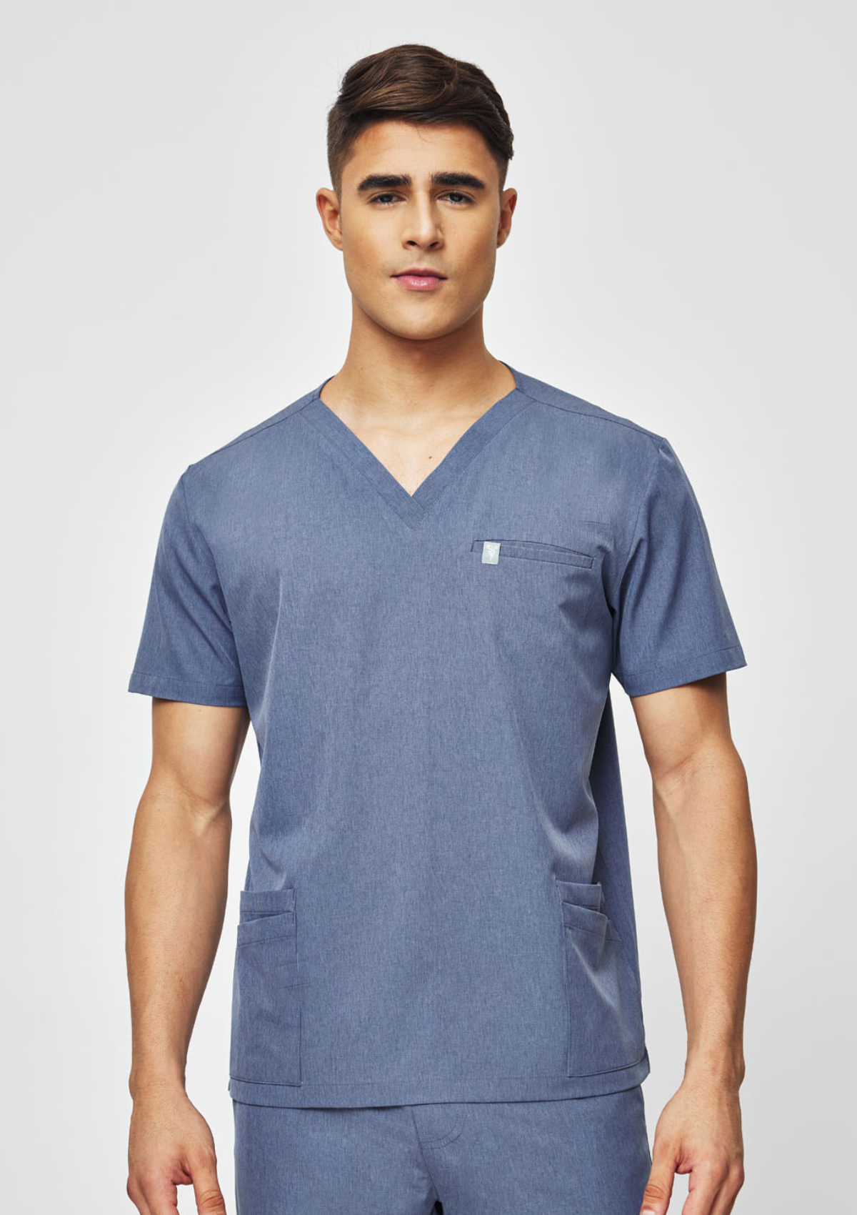 5-Pocket MoveTech® Matrix Scrub Top - Men / Slate