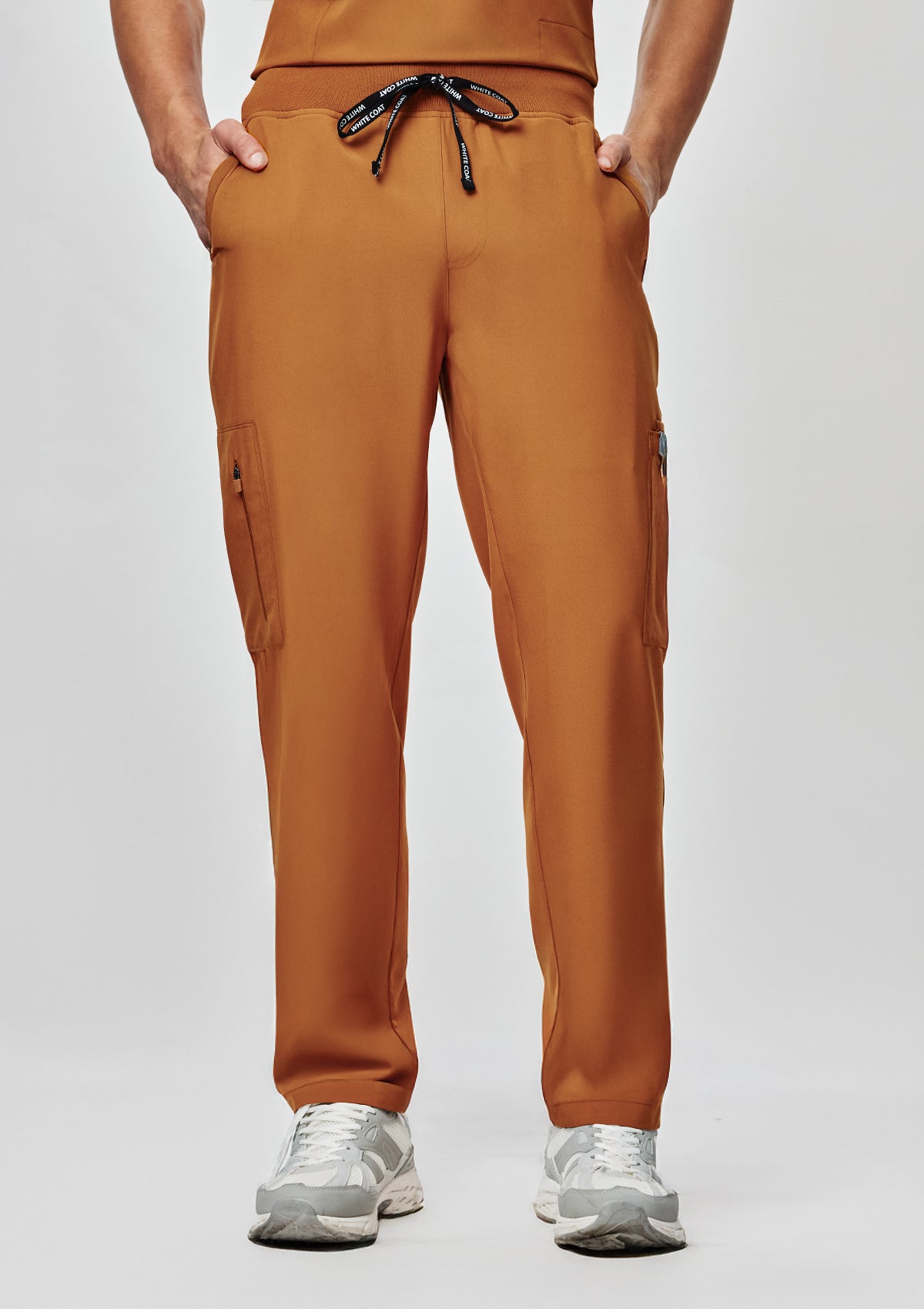 Ribbed Straight Cut MoveTech® Scrub Pants Core+ - Men / Caramel
