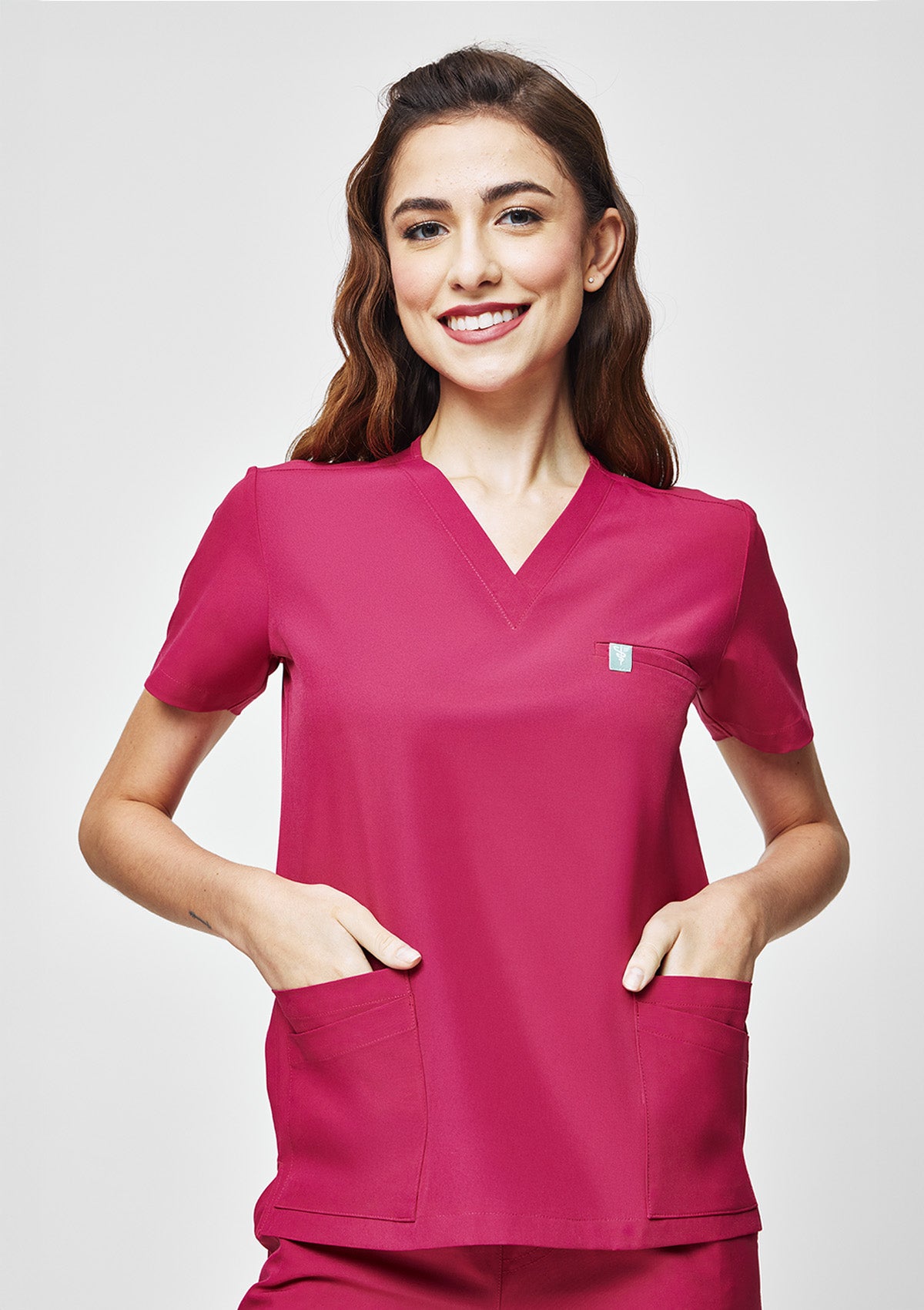 5-Pocket MoveTech® Scrub Top - Women / Orchid Crush