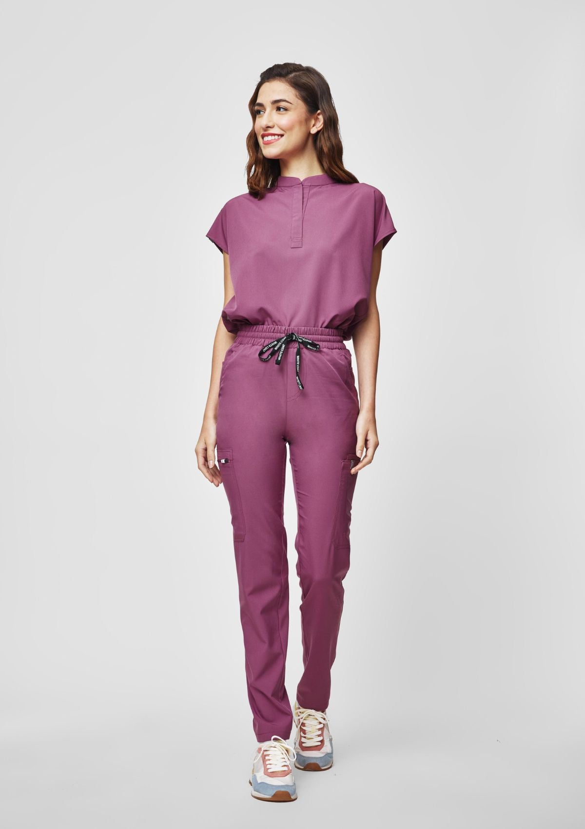 Tapered MoveTech® Scrub Pants - Women / Mauve