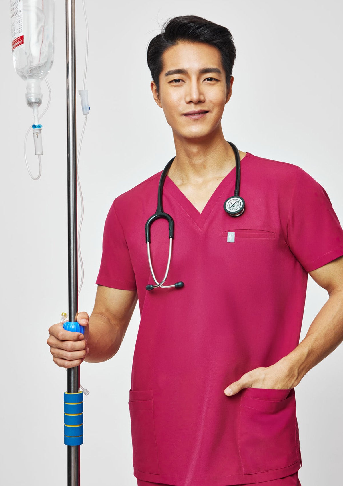 5-Pocket MoveTech® Scrub Top - Men / Orchid Crush