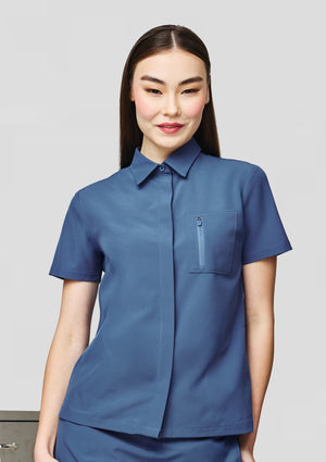Polo MoveTech® Scrub Top Core+ - Women / Steel Blue