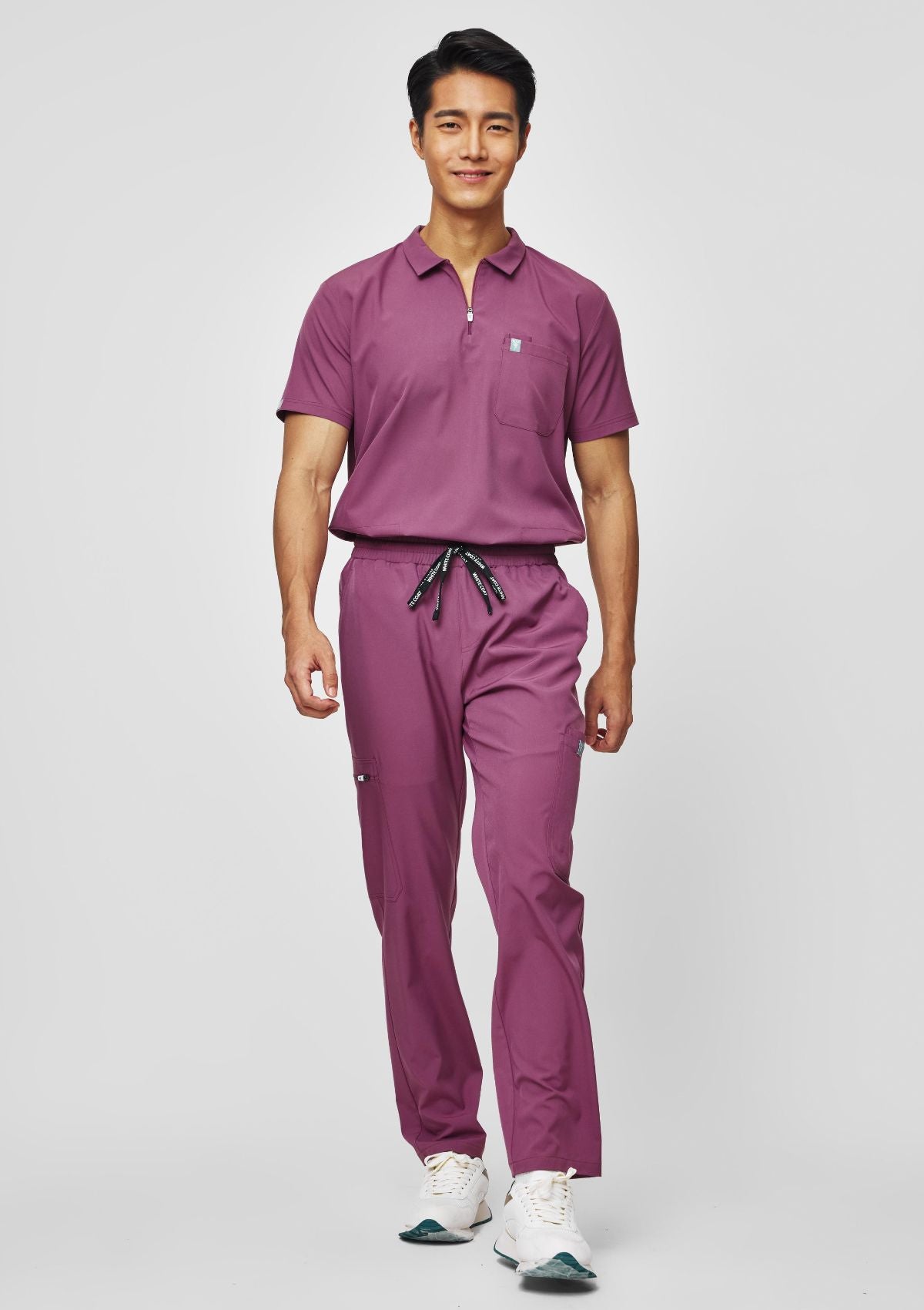 Straight Cut MoveTech® Scrub Pants - Men / Mauve