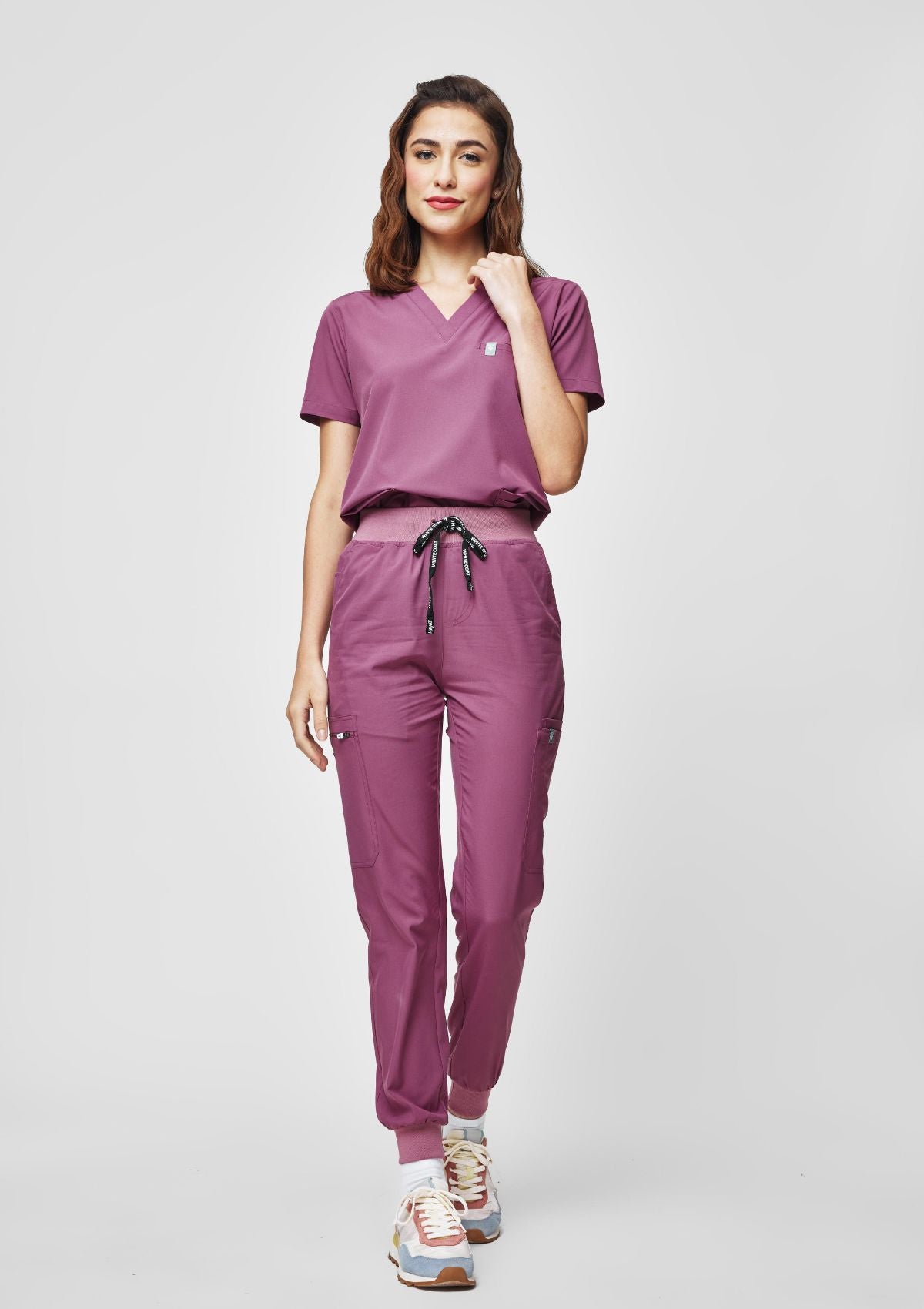 Jogger MoveTech® Scrub Pants - Women / Mauve