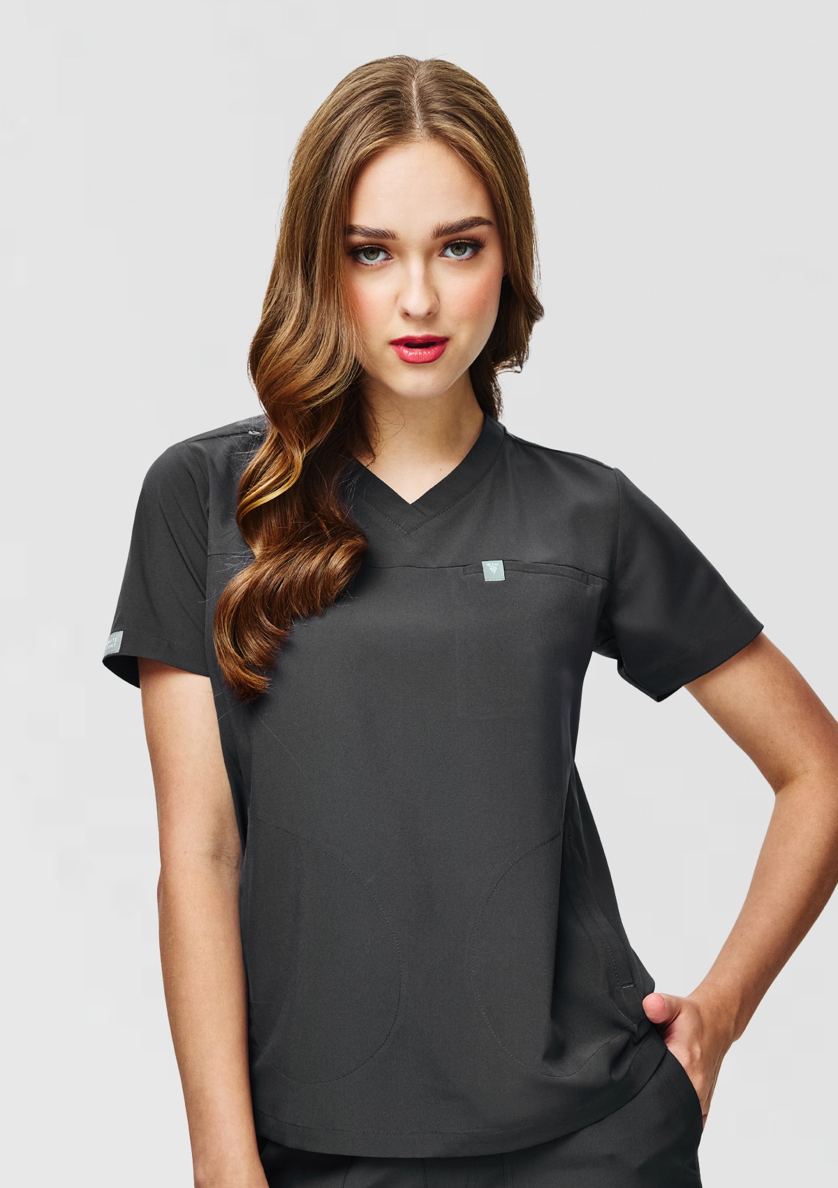 3-Pocket MoveTech® Scrub Top Core+ - Women / Graphite