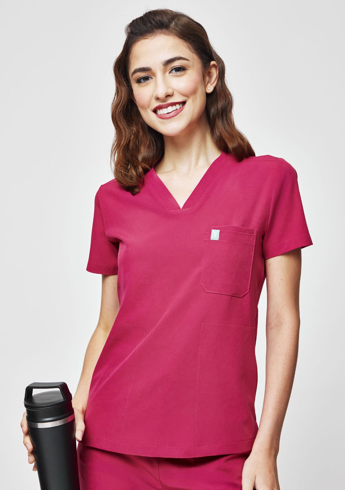 4-Pocket MoveTech® Scrub Top - Women / Orchid Crush