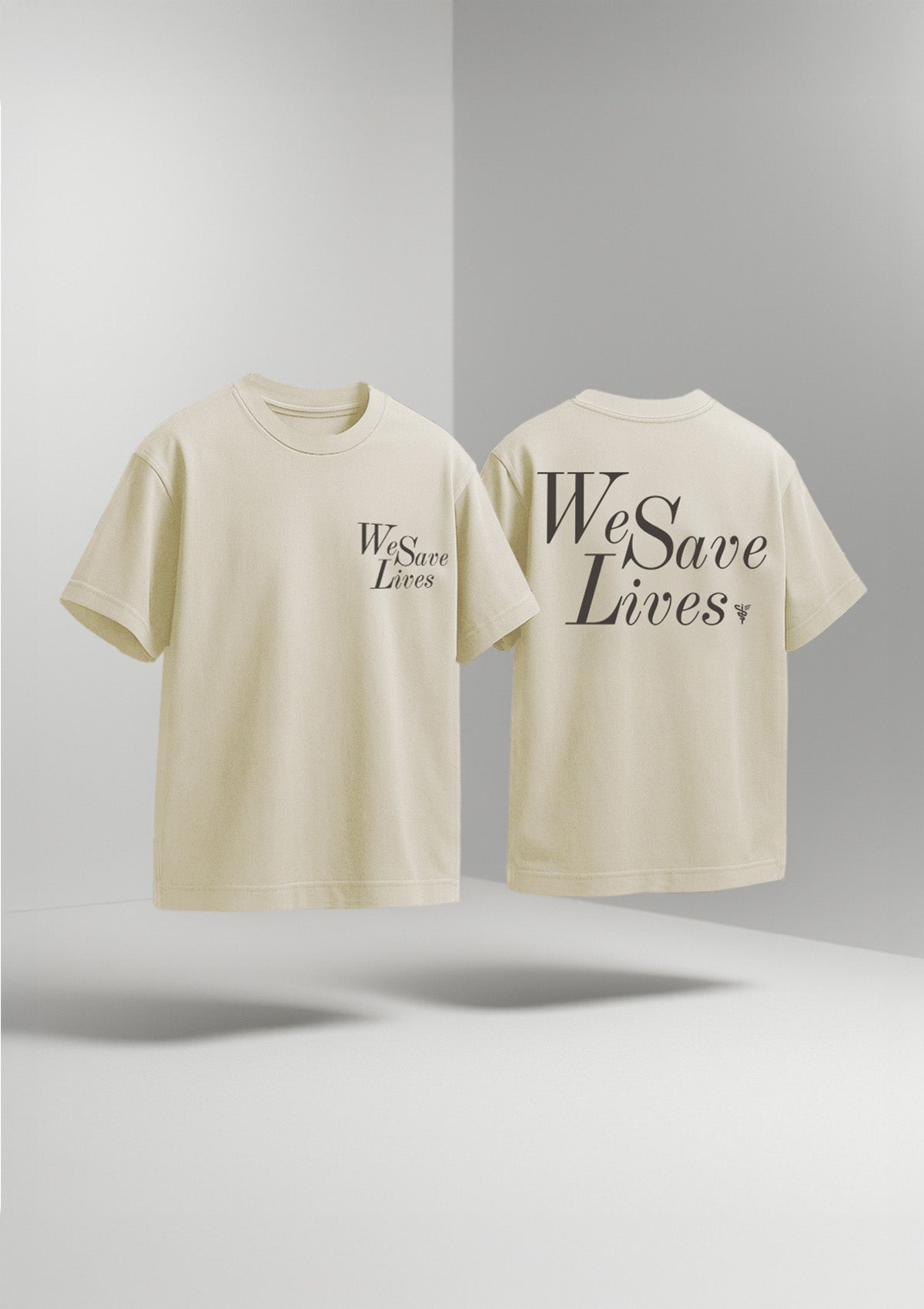 We Save Lives T-Shirt Men / Natural