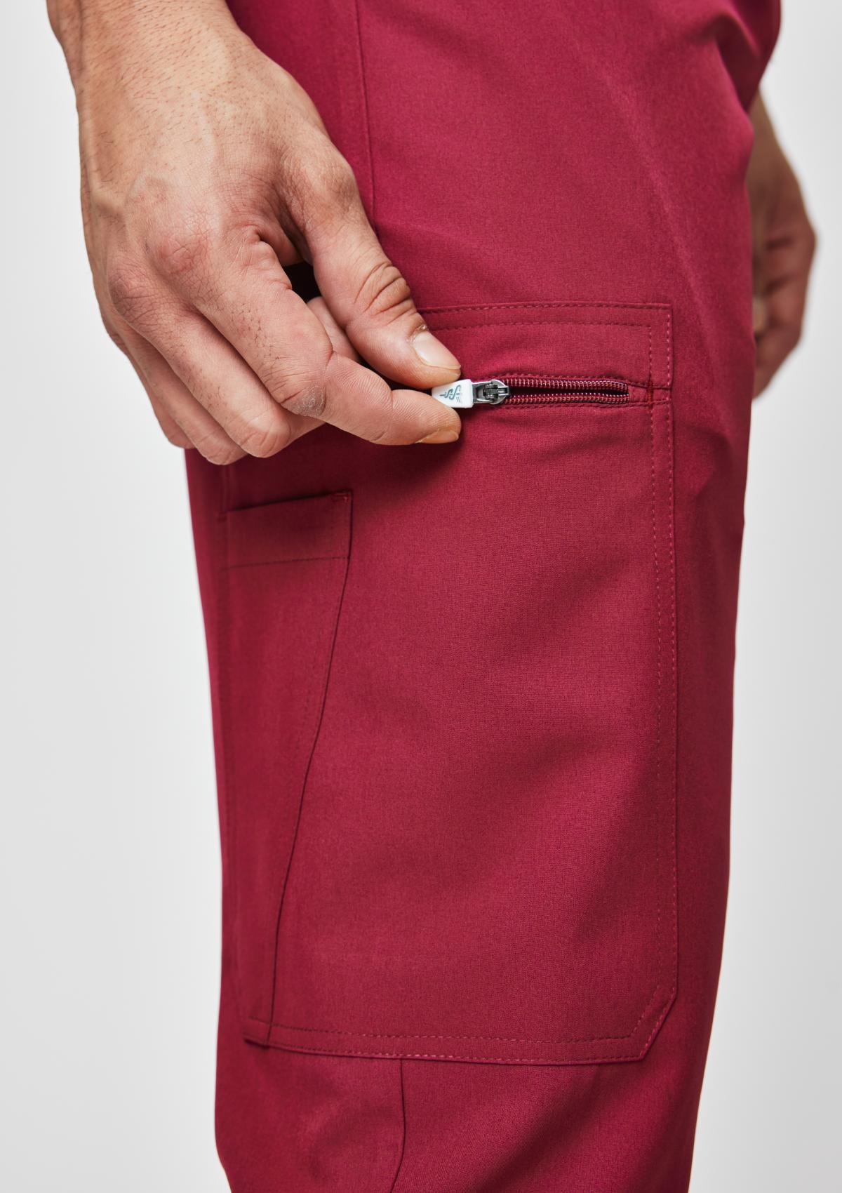 Jogger MoveTech® Scrub Pants - Men / Garnet