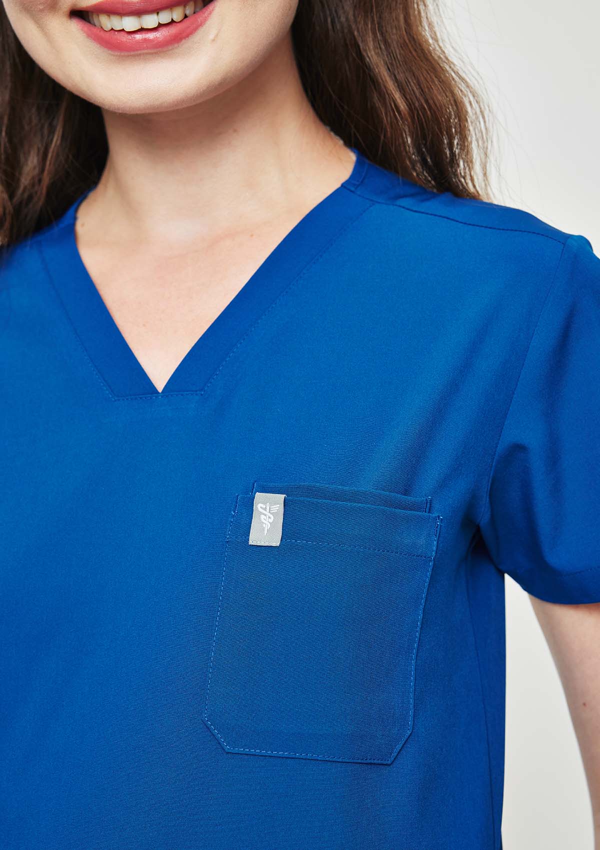 4-Pocket MoveTech® Scrub Top - Women / Cobalt Blue