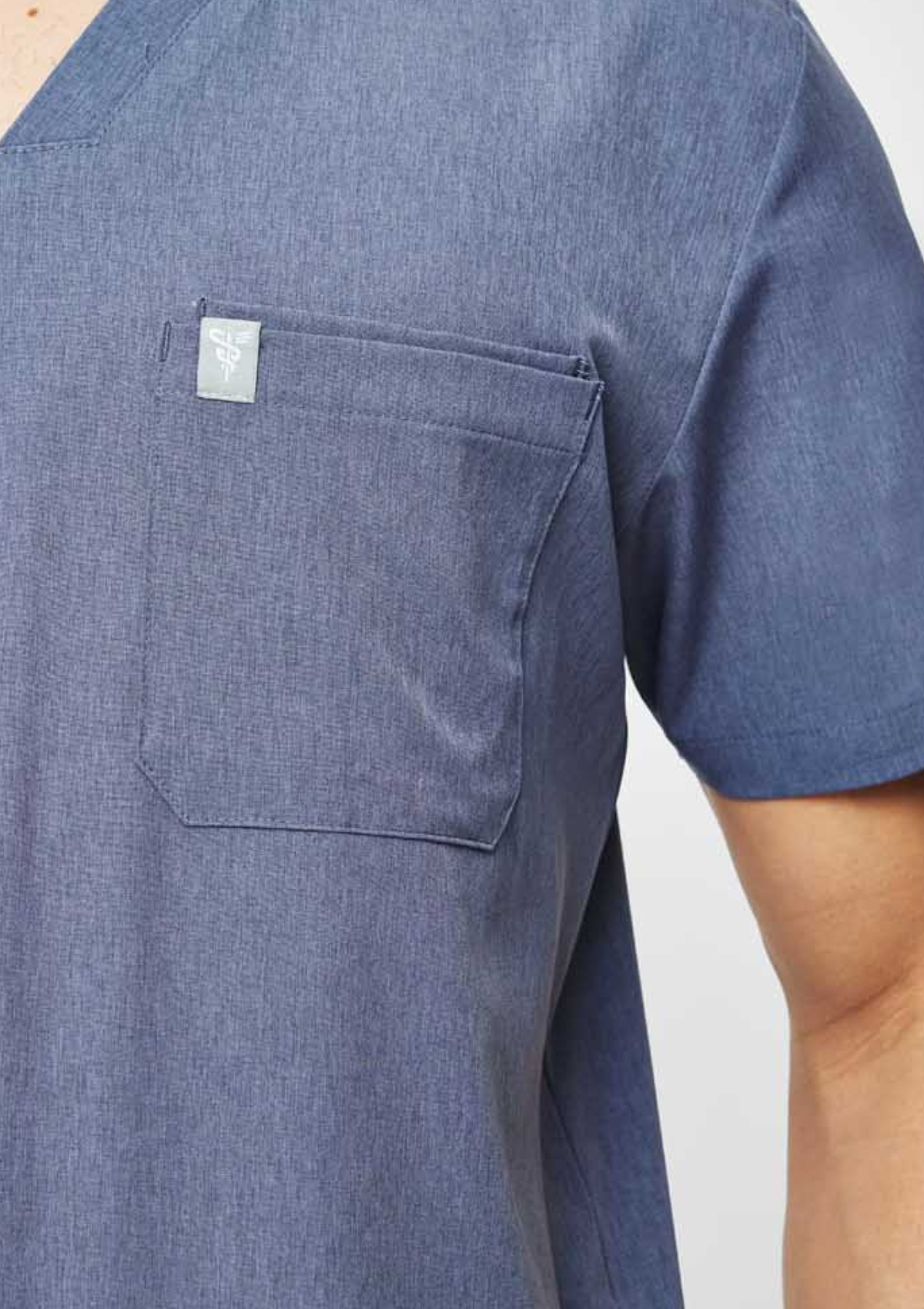 4-Pocket MoveTech® Matrix Scrub Top - Men / Slate