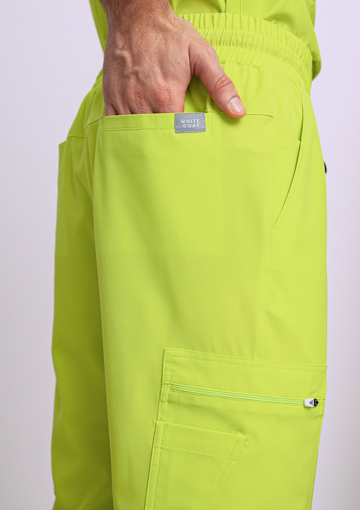 Straight Cut MoveTech® Scrub Pants - Men / Atomic Yellow