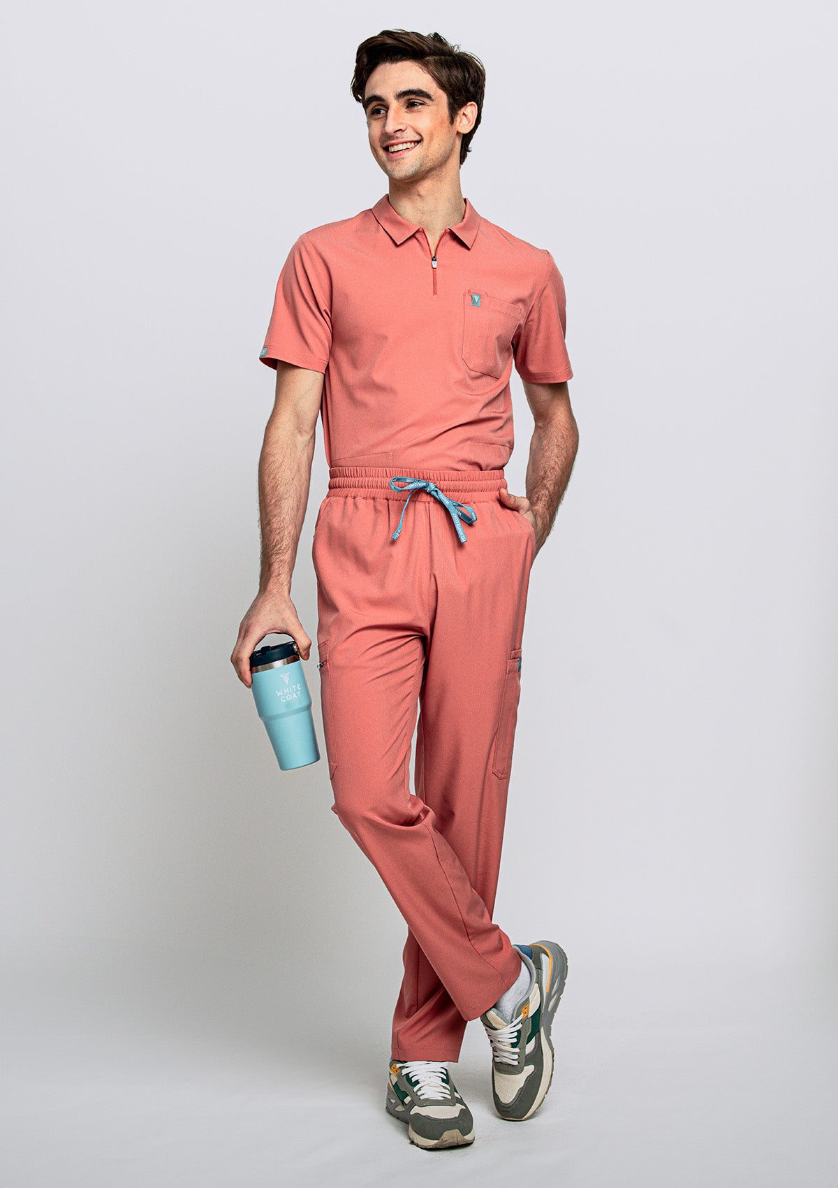 Straight Cut MoveTech® Scrub Pants - Men / Saffron