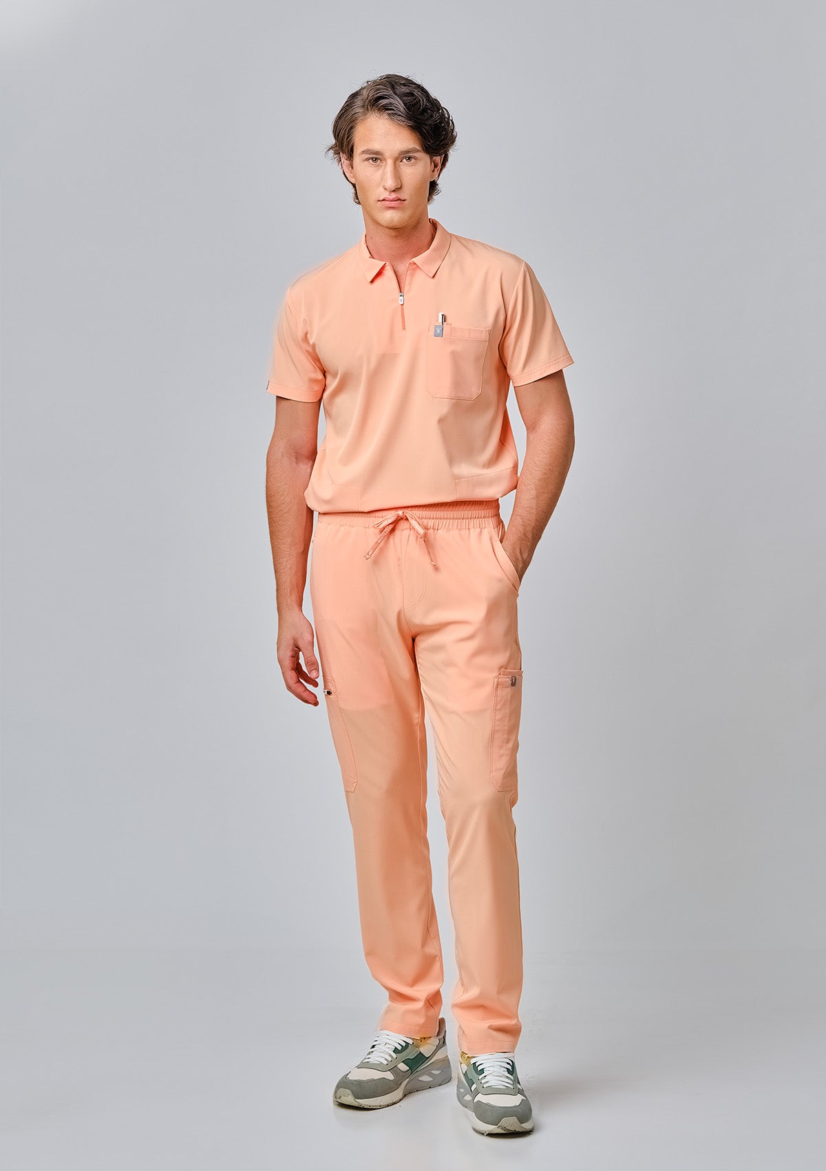 Straight Cut MoveTech® Scrub Pants - Men / Mellow Melon