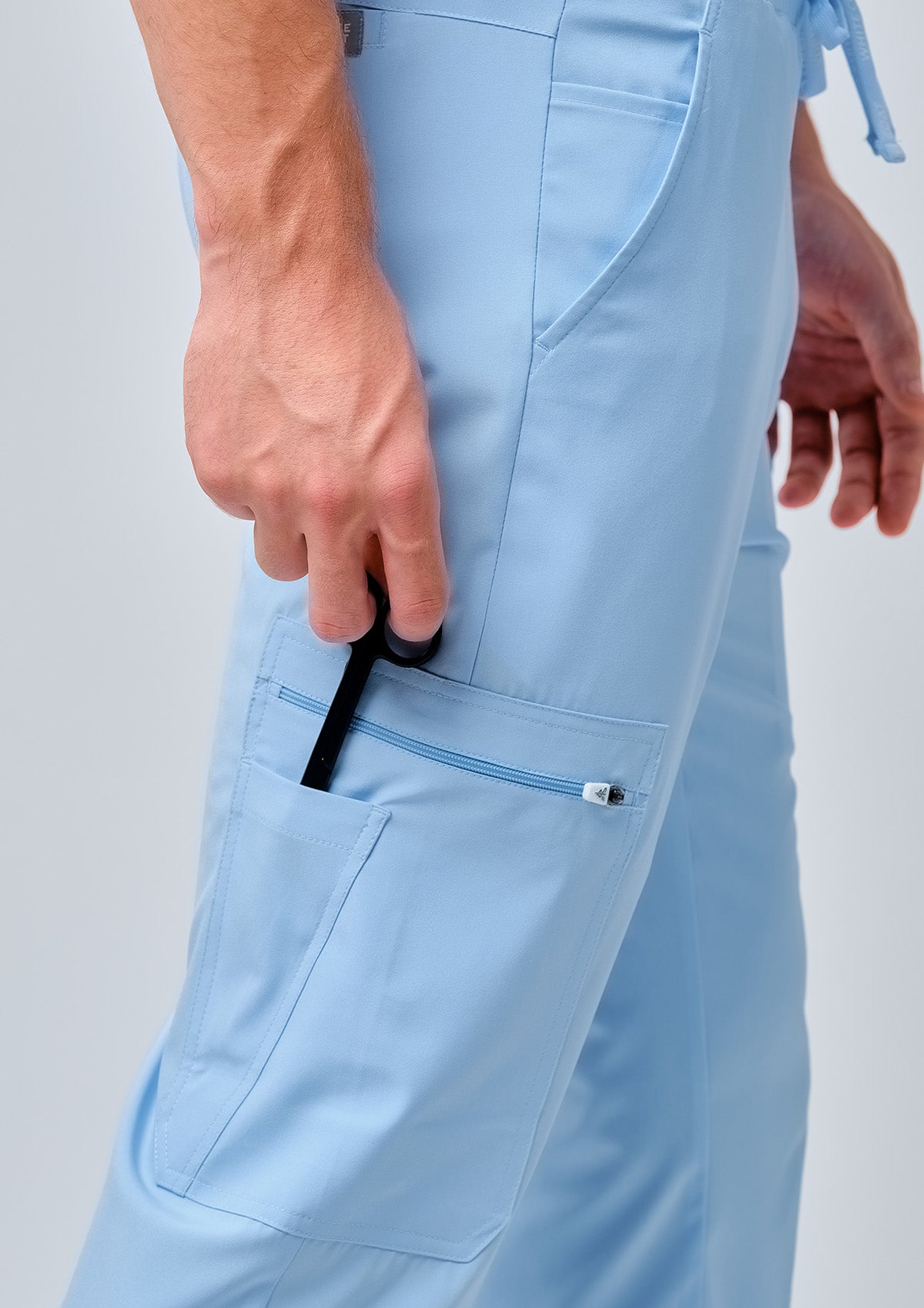Straight Cut MoveTech® Scrub Pants - Men / Blue Sky