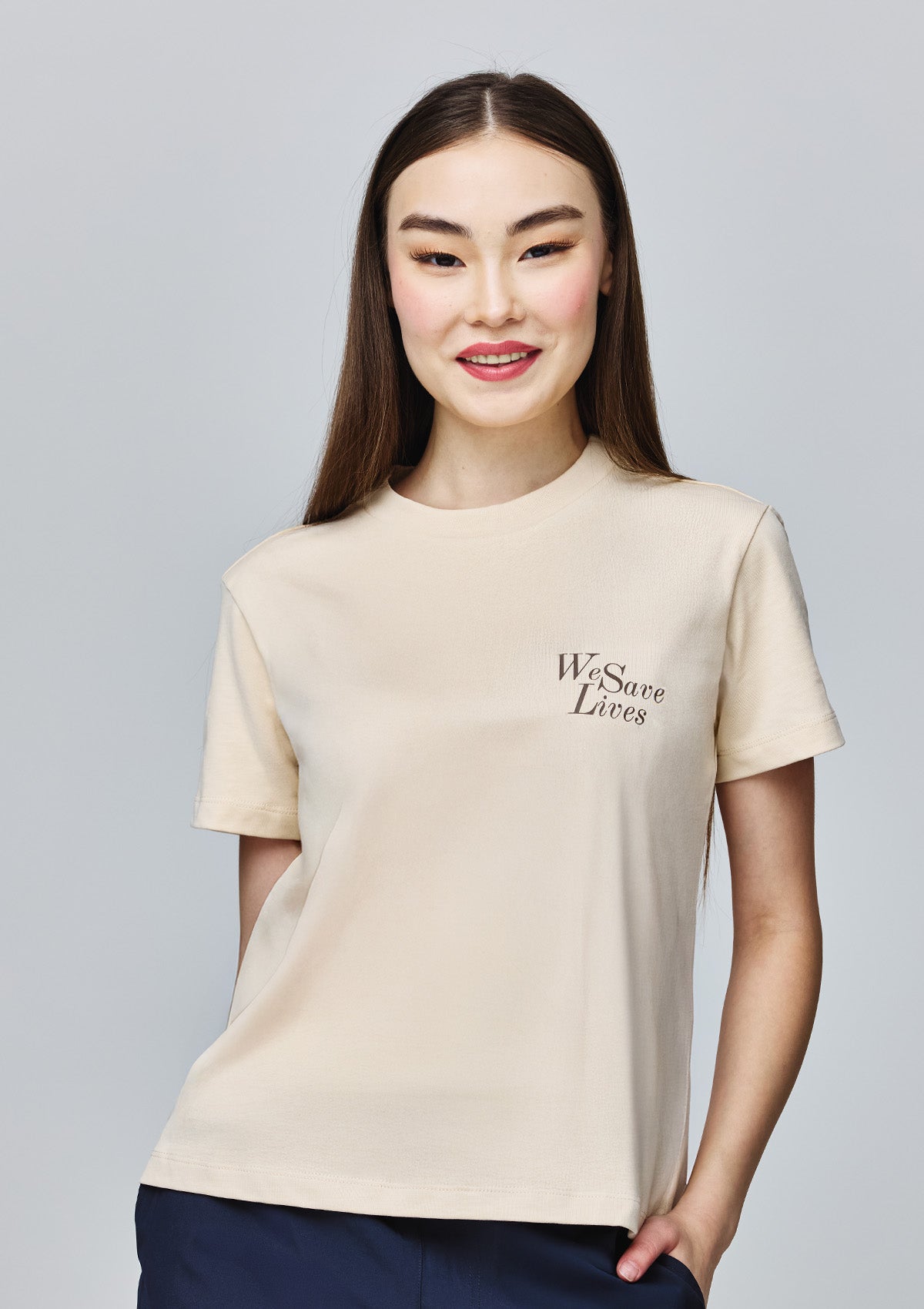 We Save Lives T-Shirt Women / Natural