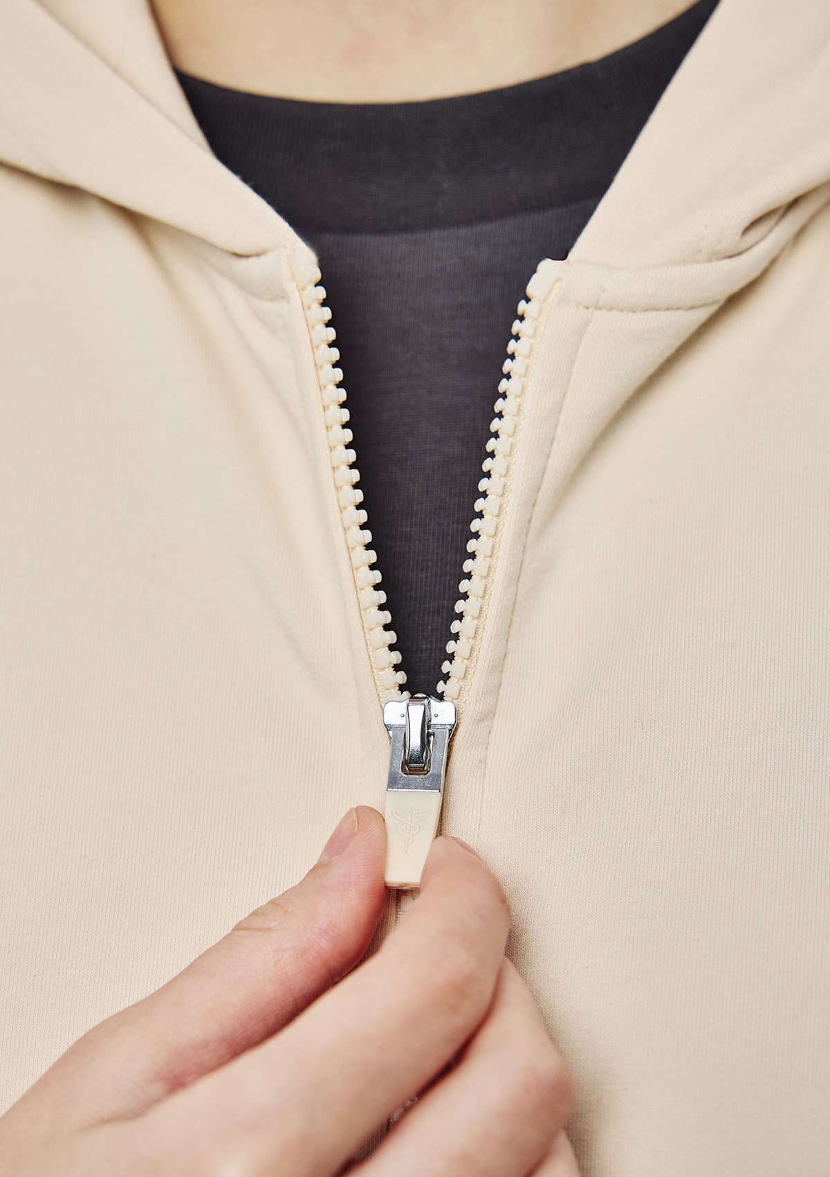 Utility Full Zip Hoodie - Women / Sandstone