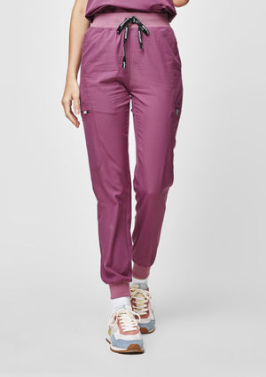 Jogger MoveTech® Scrub Pants - Women / Mauve