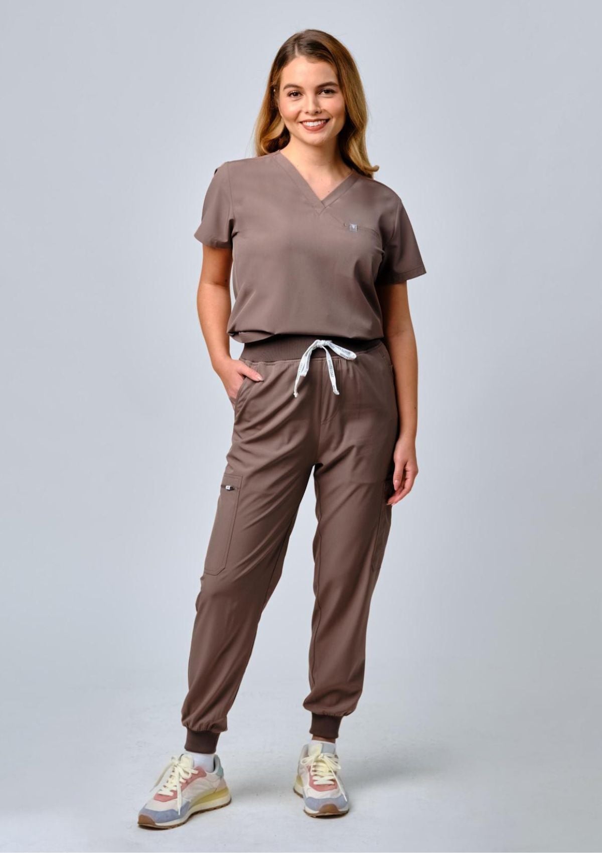 5-Pocket MoveTech® Scrub Top - Women / Taupe