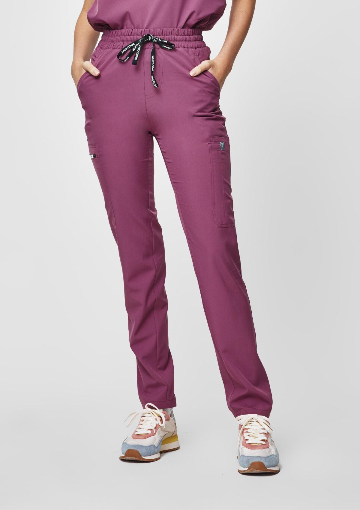 Tapered MoveTech® Scrub Pants - Women / Mauve