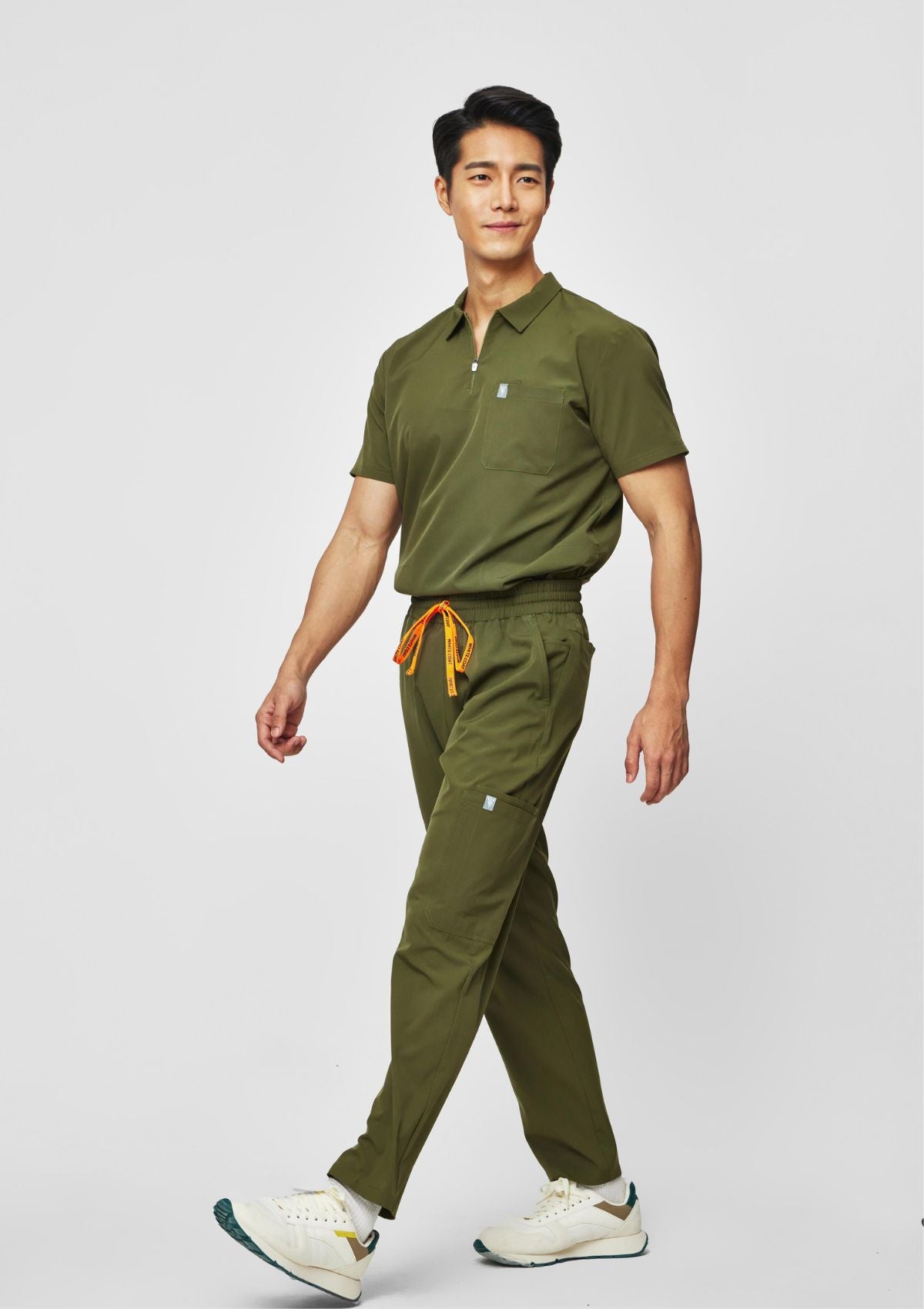 Straight Cut MoveTech® Scrub Pants - Men / Forest Green