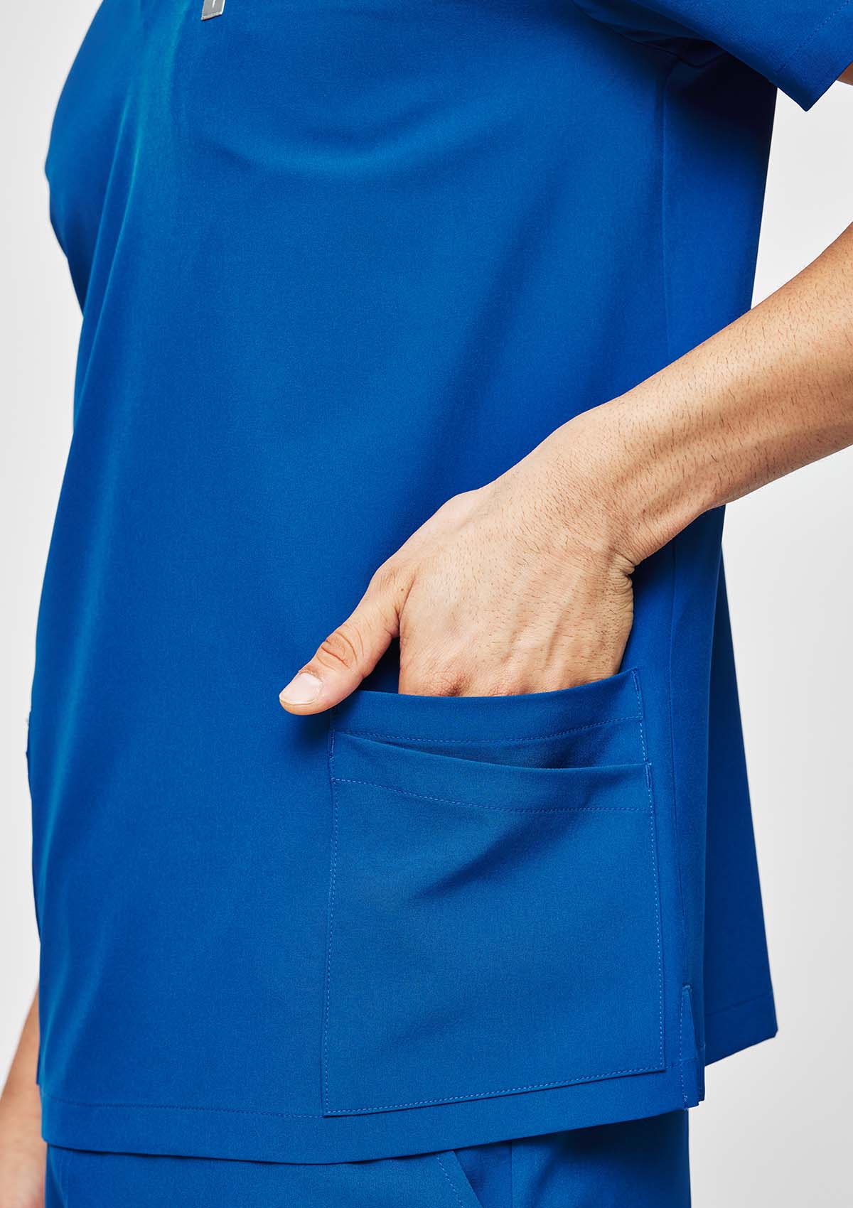 5-Pocket MoveTech® Scrub Top - Men / Cobalt Blue