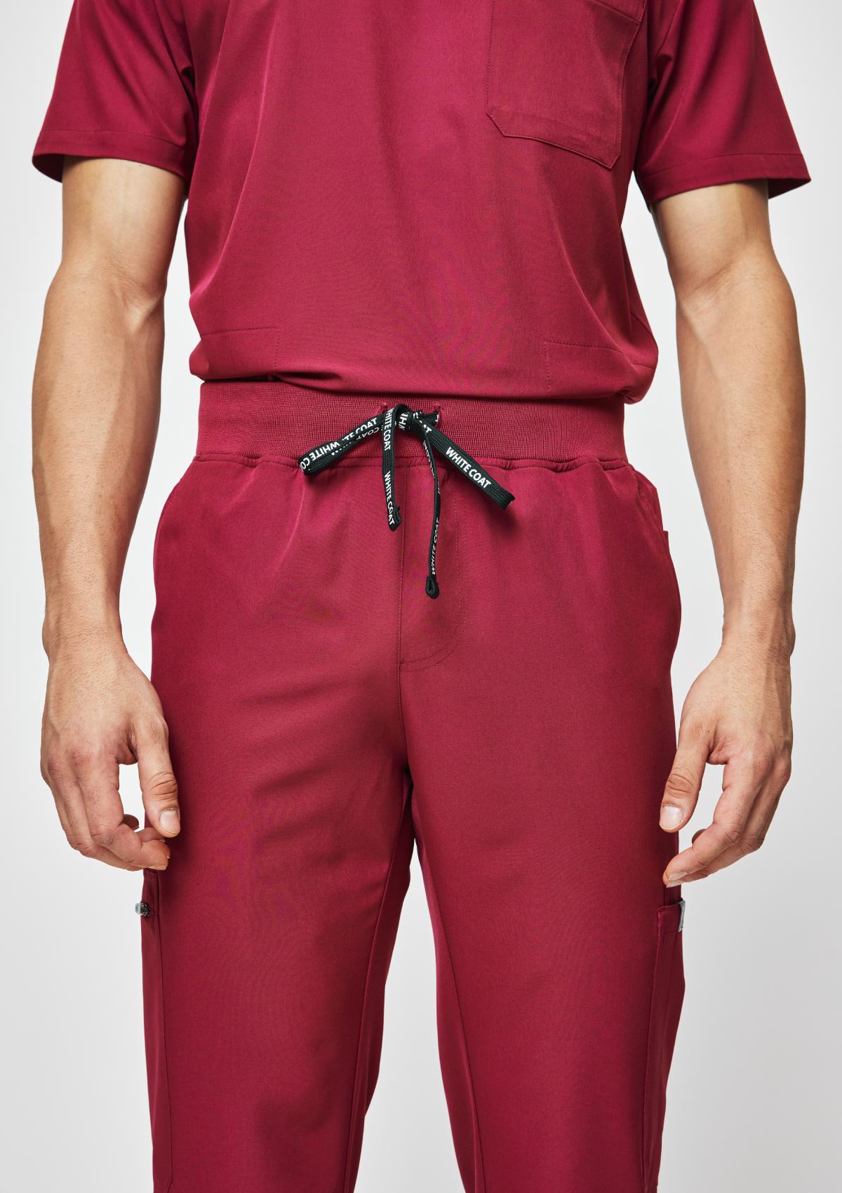 Jogger MoveTech® Scrub Pants - Men / Garnet