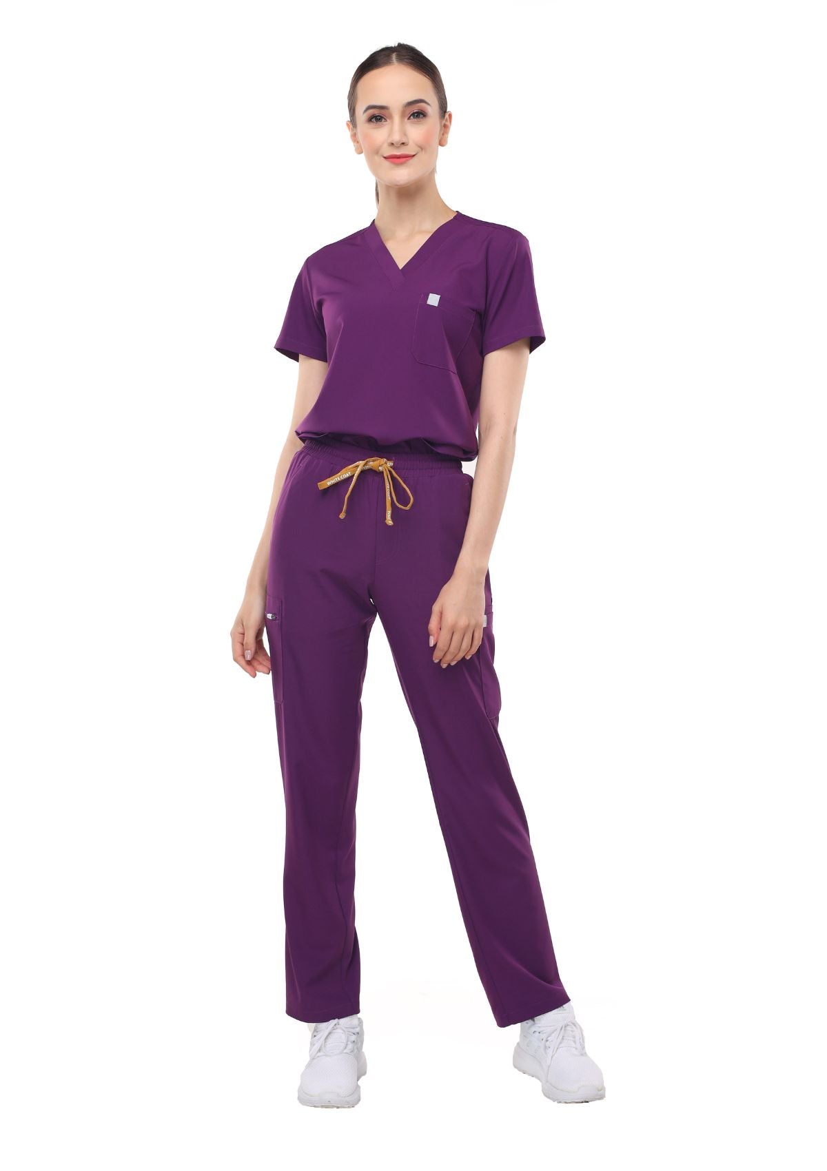 Straight Cut MoveTech® Scrub Pants 2.0 - Women / Plum