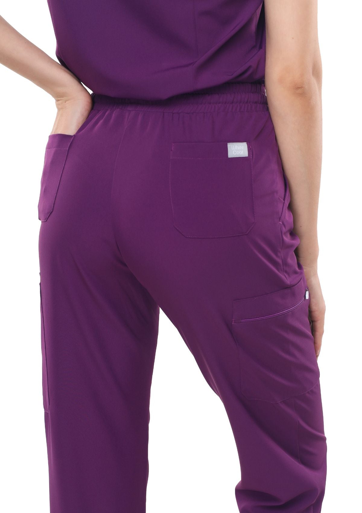 Straight Cut MoveTech® Scrub Pants 2.0 - Women / Plum