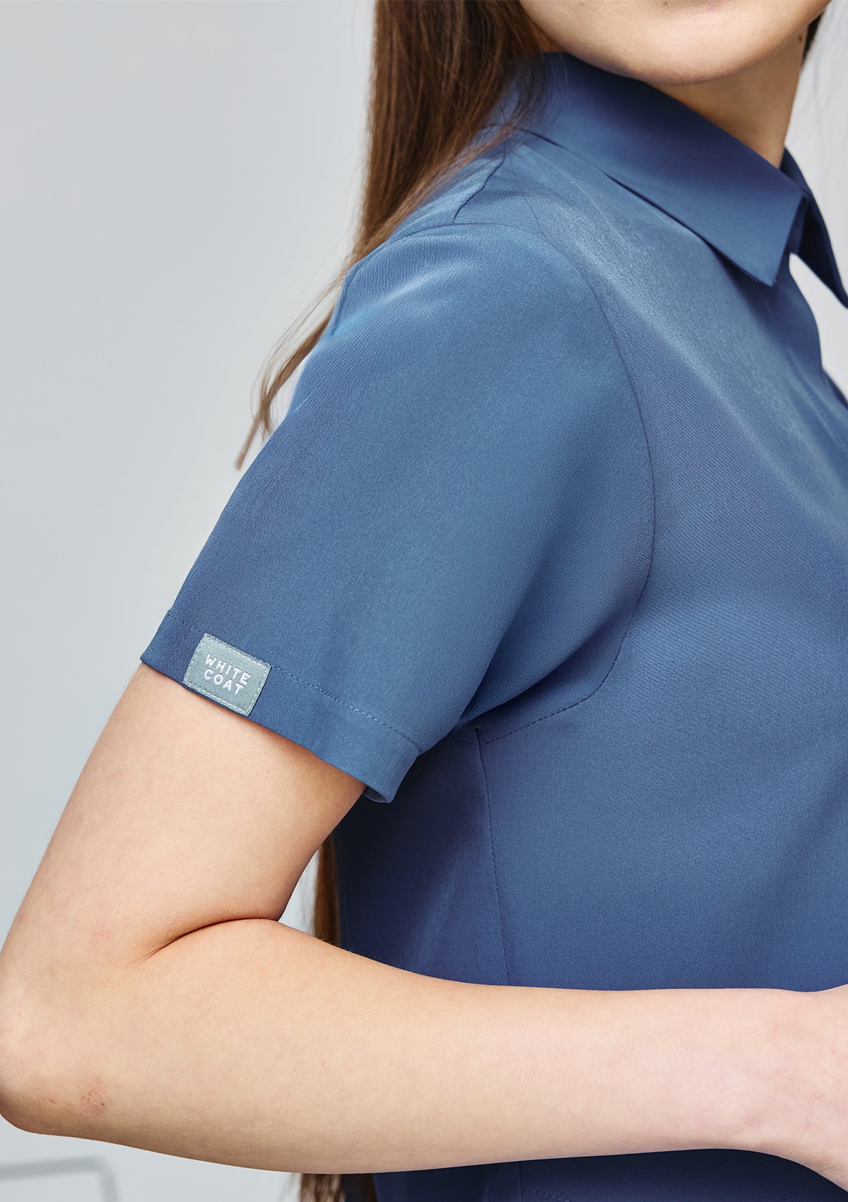 Polo MoveTech® Scrub Top Core+ - Women / Steel Blue