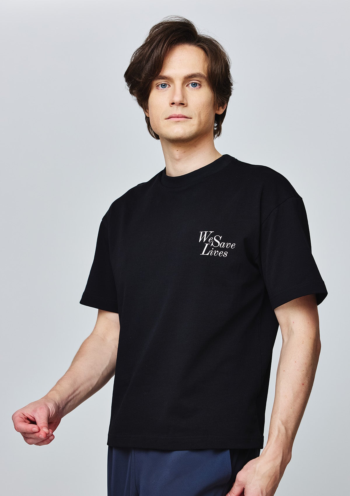 We Save Lives T-Shirt Men / Black