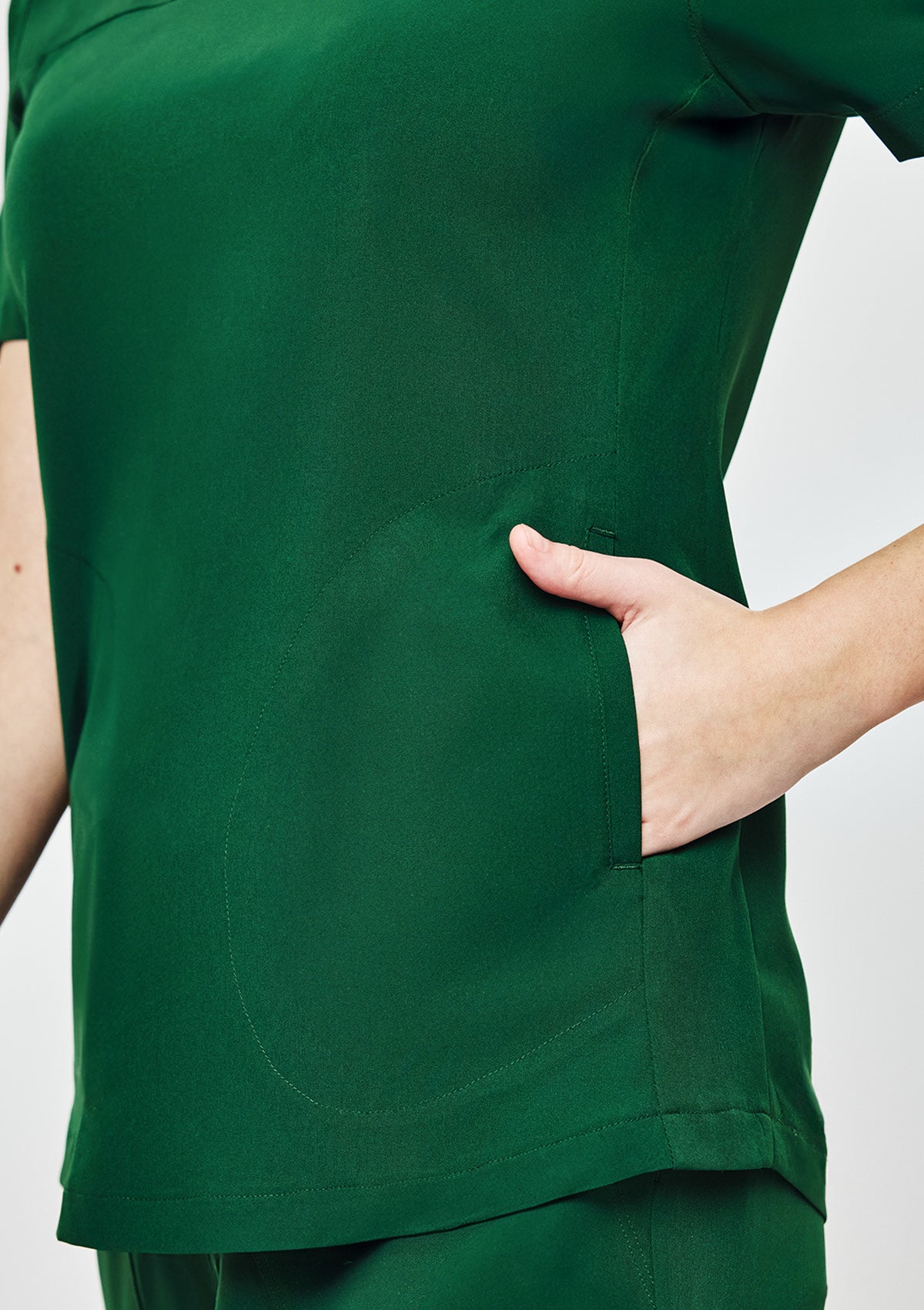 3-Pocket MoveTech® Scrub Top Core+ - Women / Evergreen