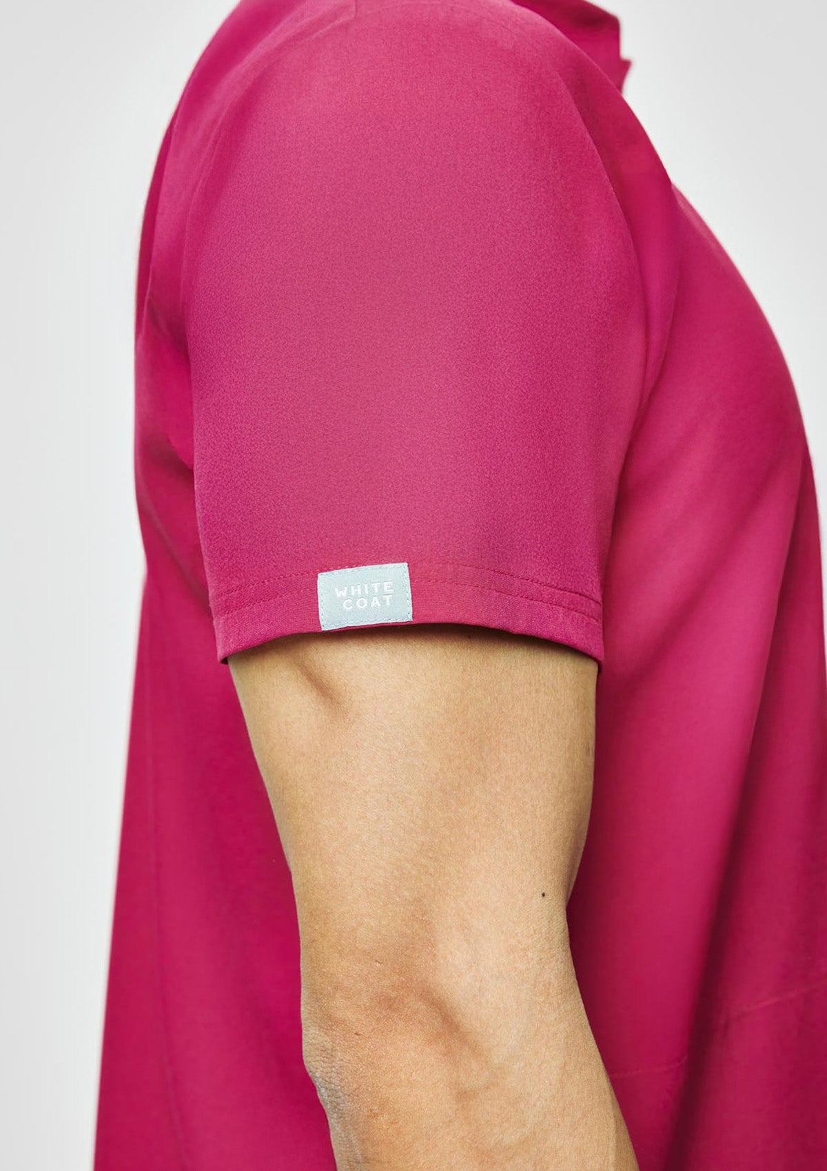 Zip-Up Polo MoveTech® Scrub Top - Men / Orchid Crush