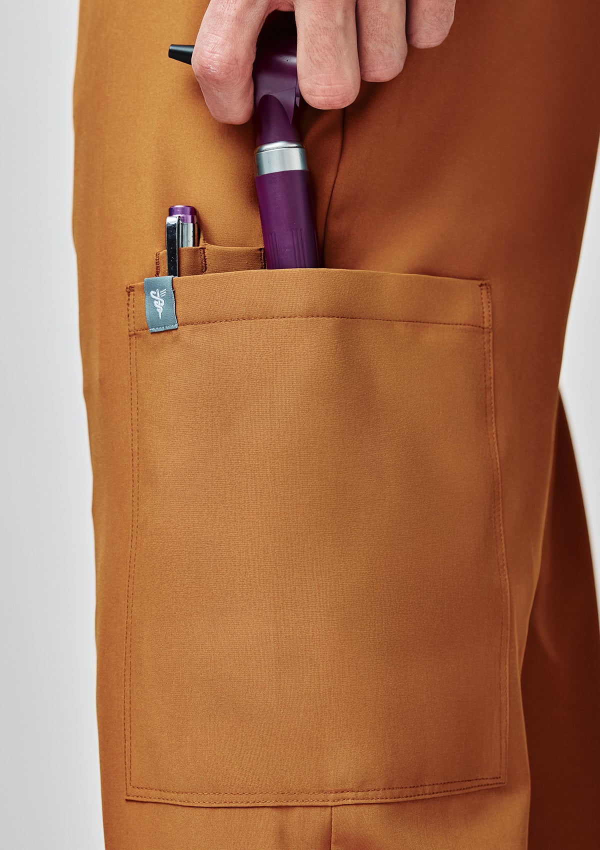 Ribbed Straight Cut MoveTech® Scrub Pants Core+ - Men / Caramel