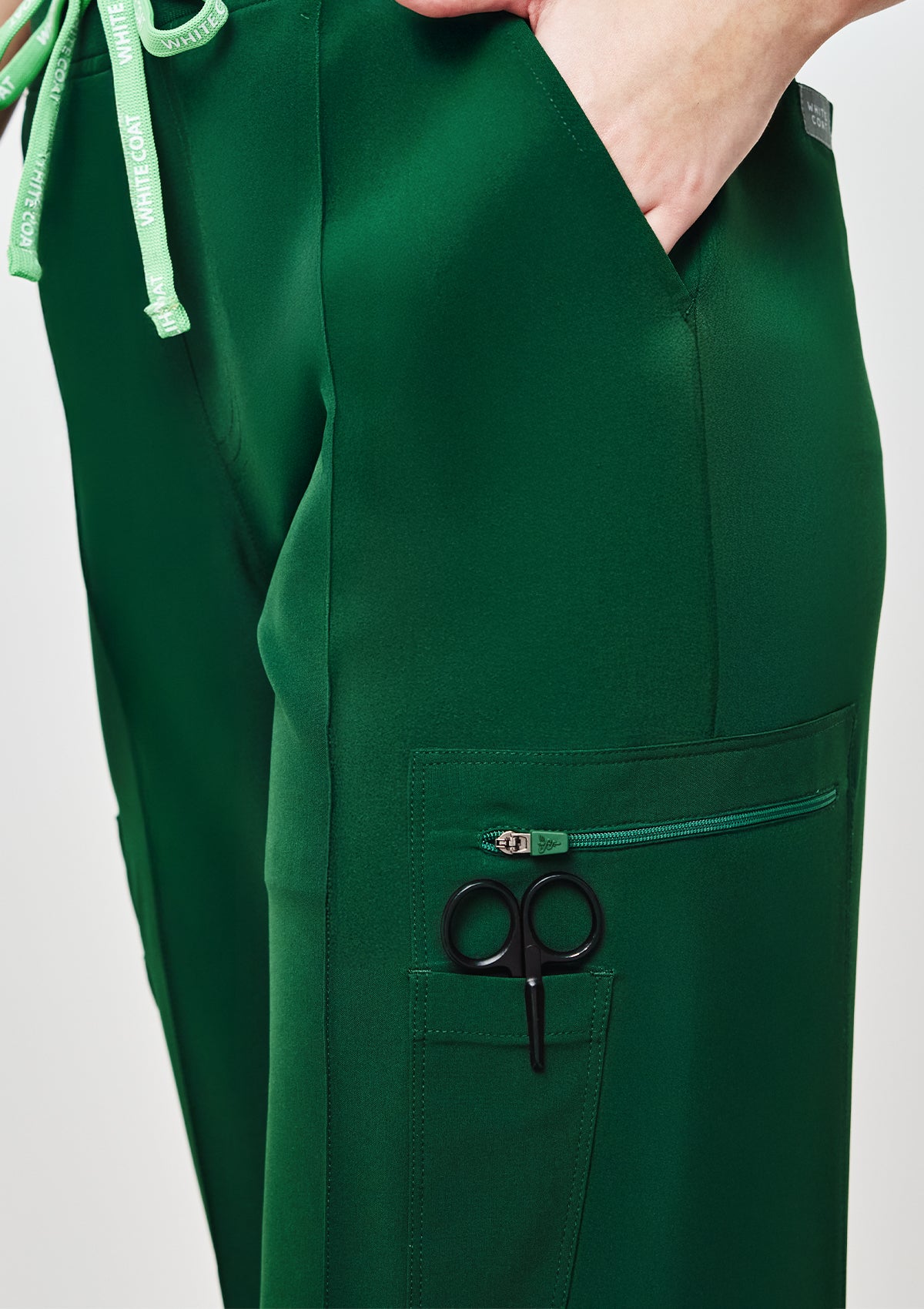 Wide Leg MoveTech® Scrub Pants Core+ - Women / Evergreen