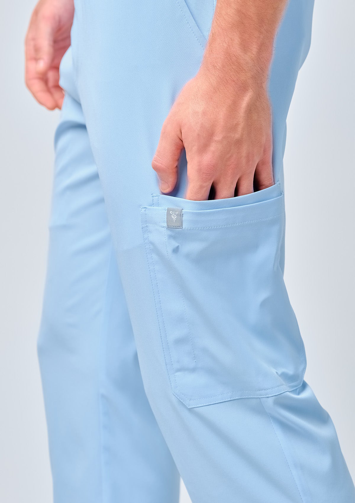 Straight Cut MoveTech® Scrub Pants - Men / Blue Sky