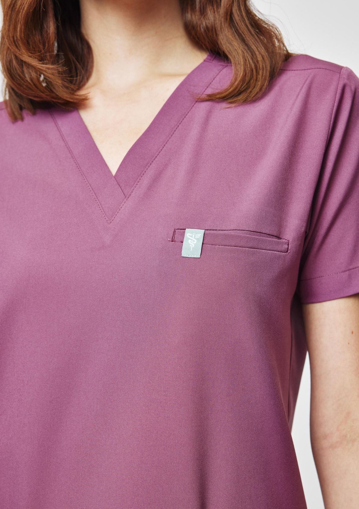 5-Pocket MoveTech® Scrub Top - Women / Mauve