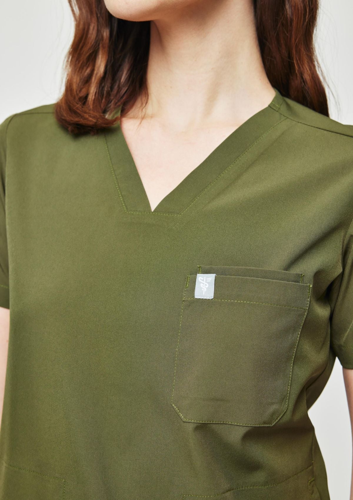 4-Pocket MoveTech® Scrub Top - Women / Forest Green