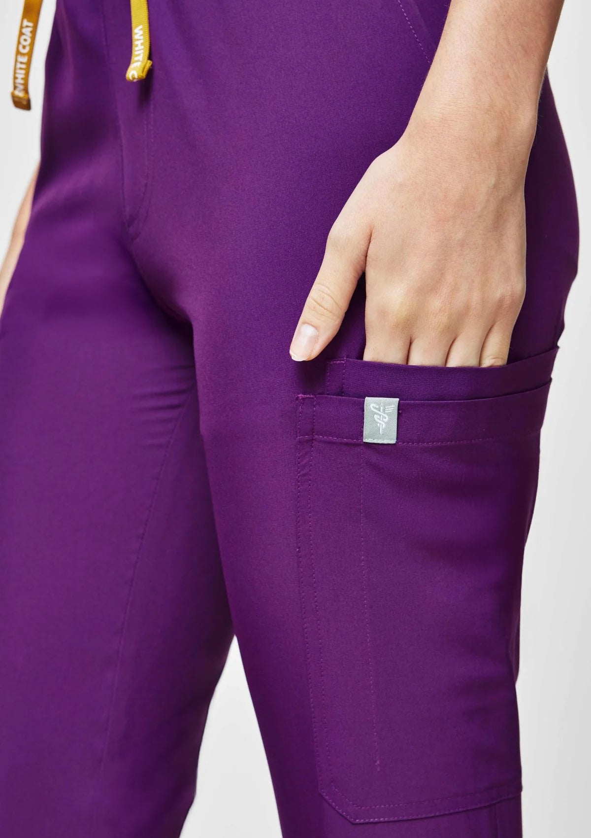 Tapered MoveTech® Scrub Pants - Women / Plum
