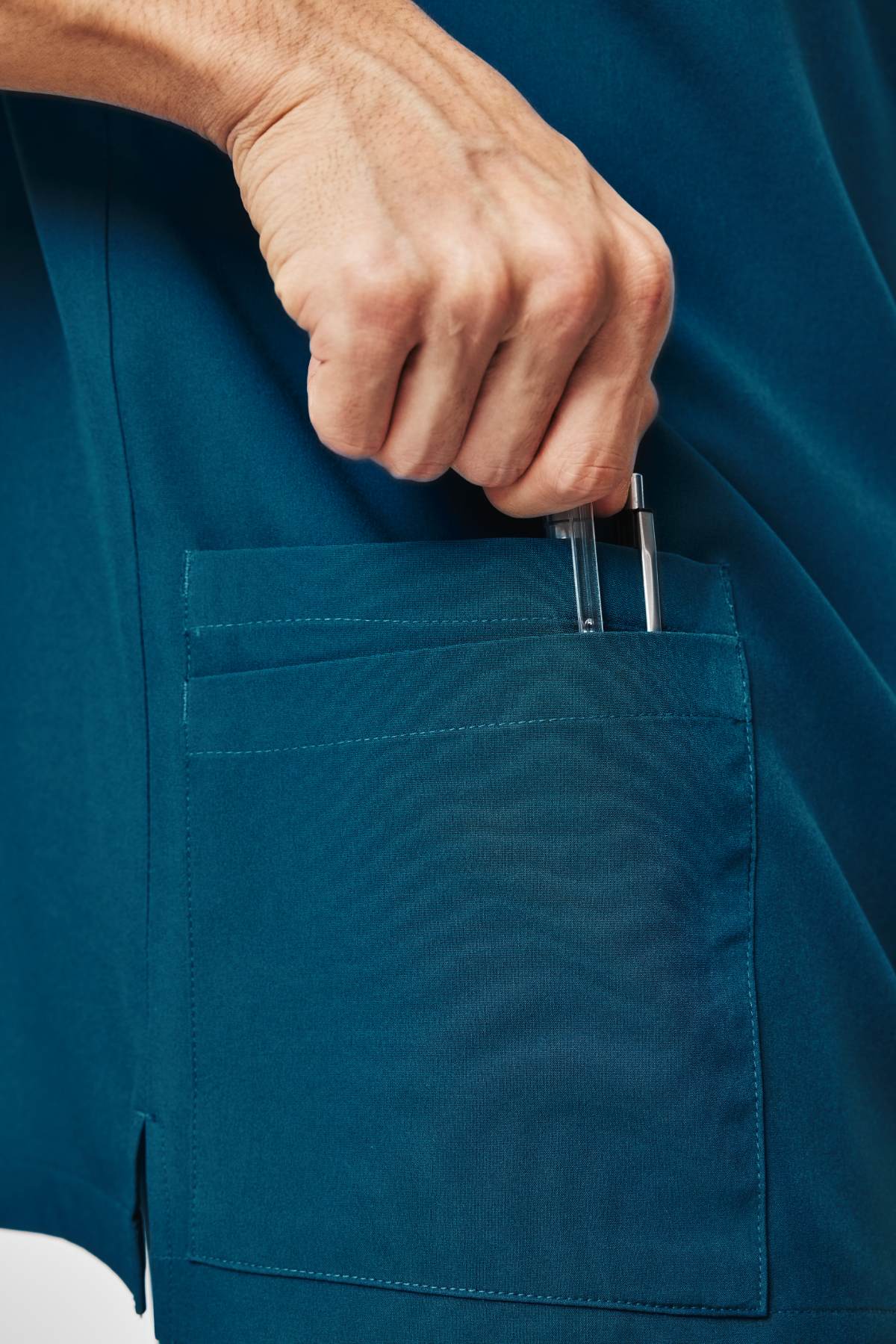 5-Pocket MoveTech® Scrub Top - Men / Pacific Tide