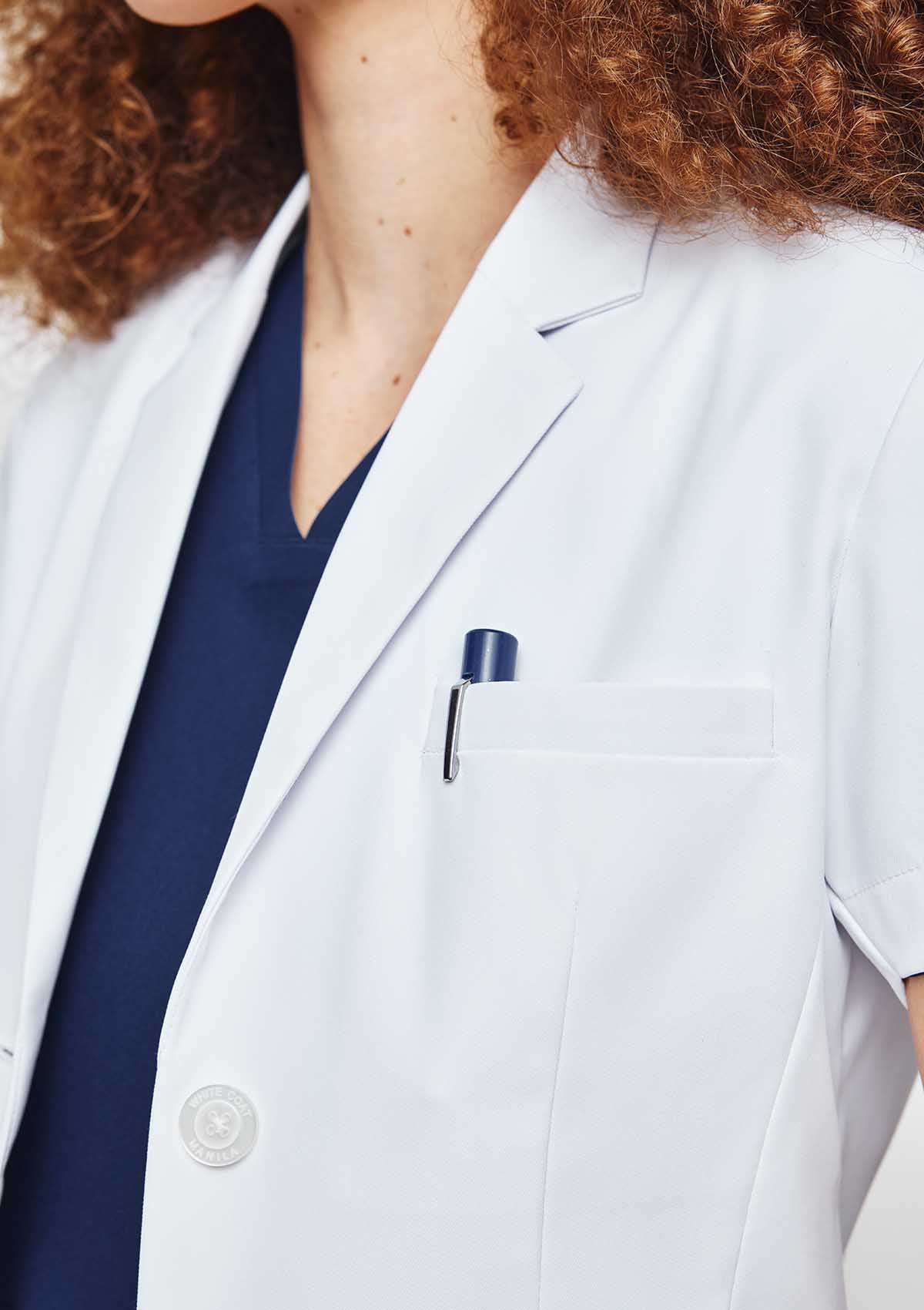 Short Sleeves Blazer Pro+® - Women / White