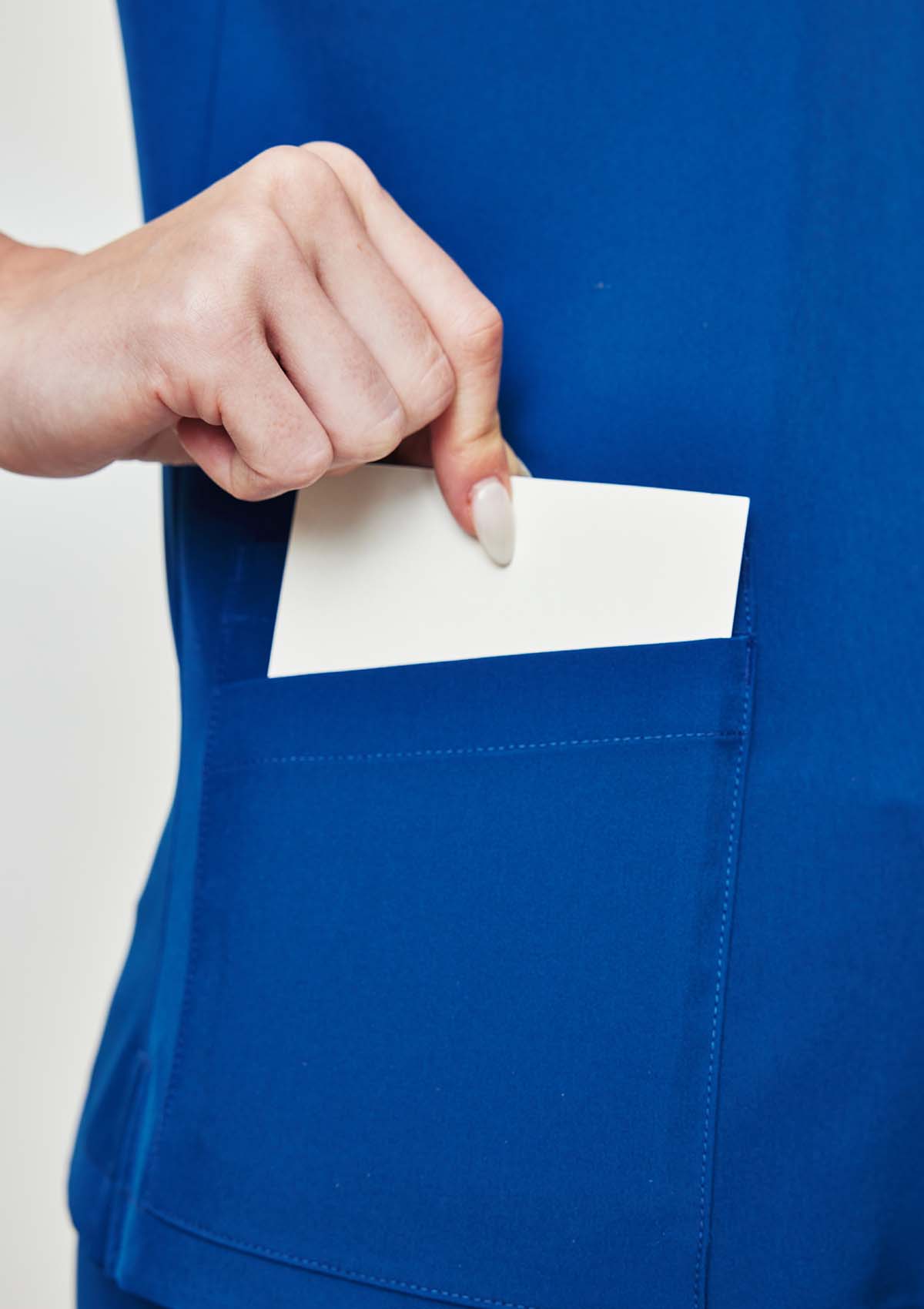 5-Pocket MoveTech® Scrub Top - Women / Cobalt Blue